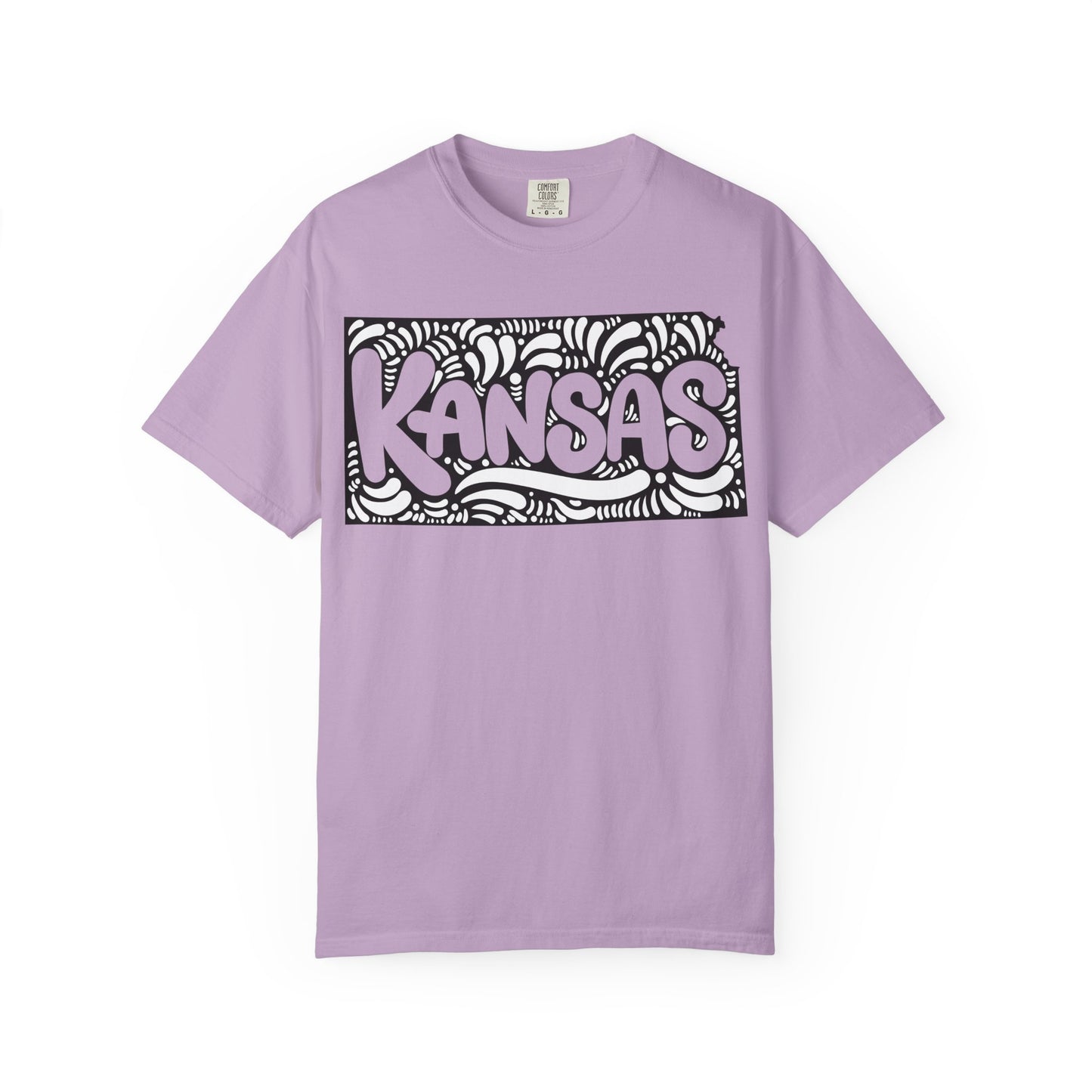 Kansas "Woodcut Series" T-Shirt - 14 Colors in 7 Sizes Available!