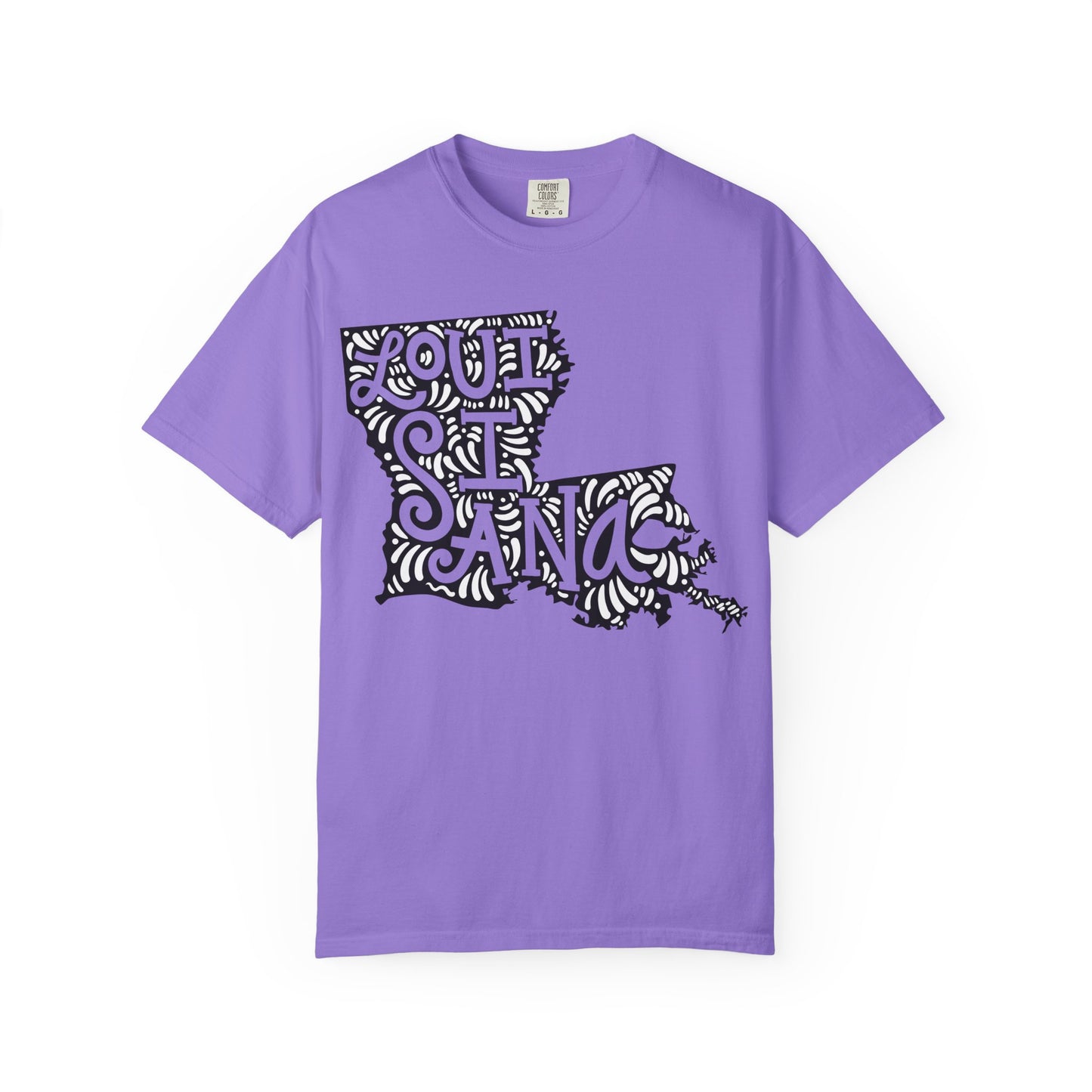 Louisiana "Woodcut Series" T-Shirt - 14 Colors in 7 Sizes Available!