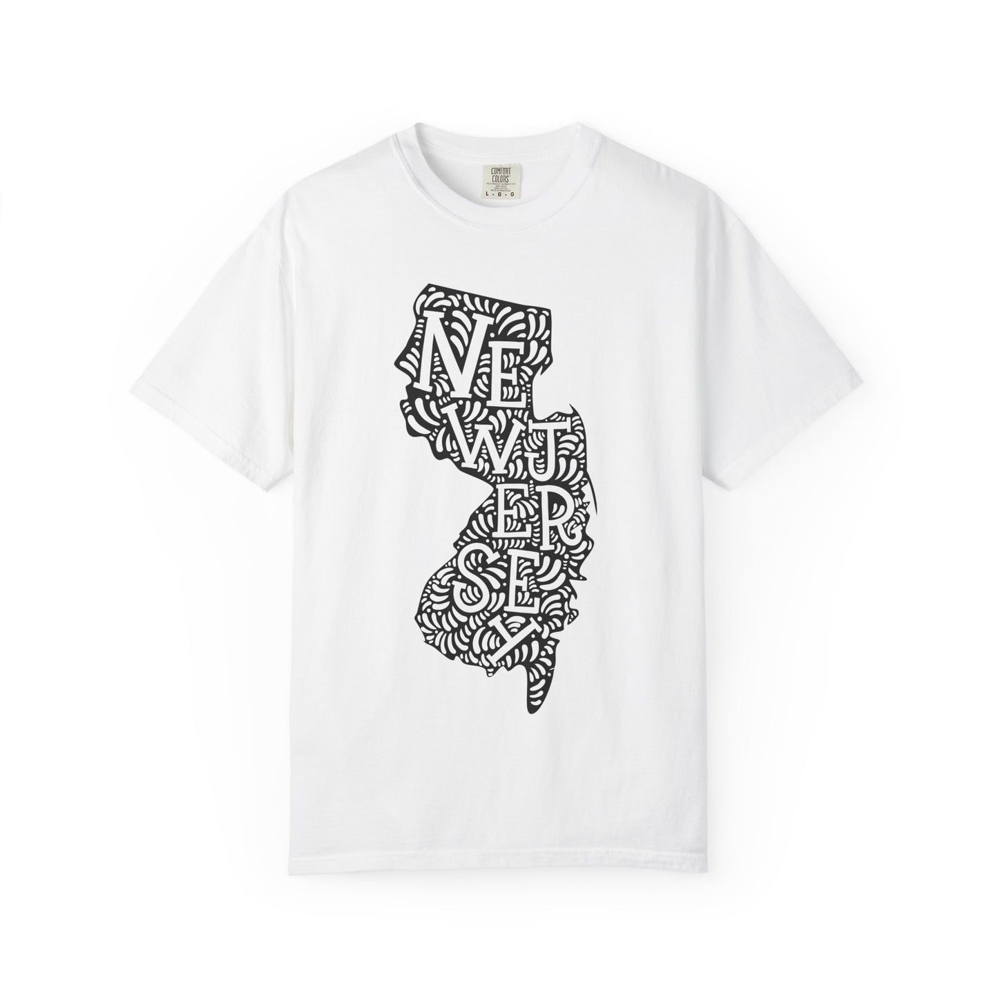 New Jersey "Woodcut Series" T-Shirt - 14 Colors in 7 Sizes Available!