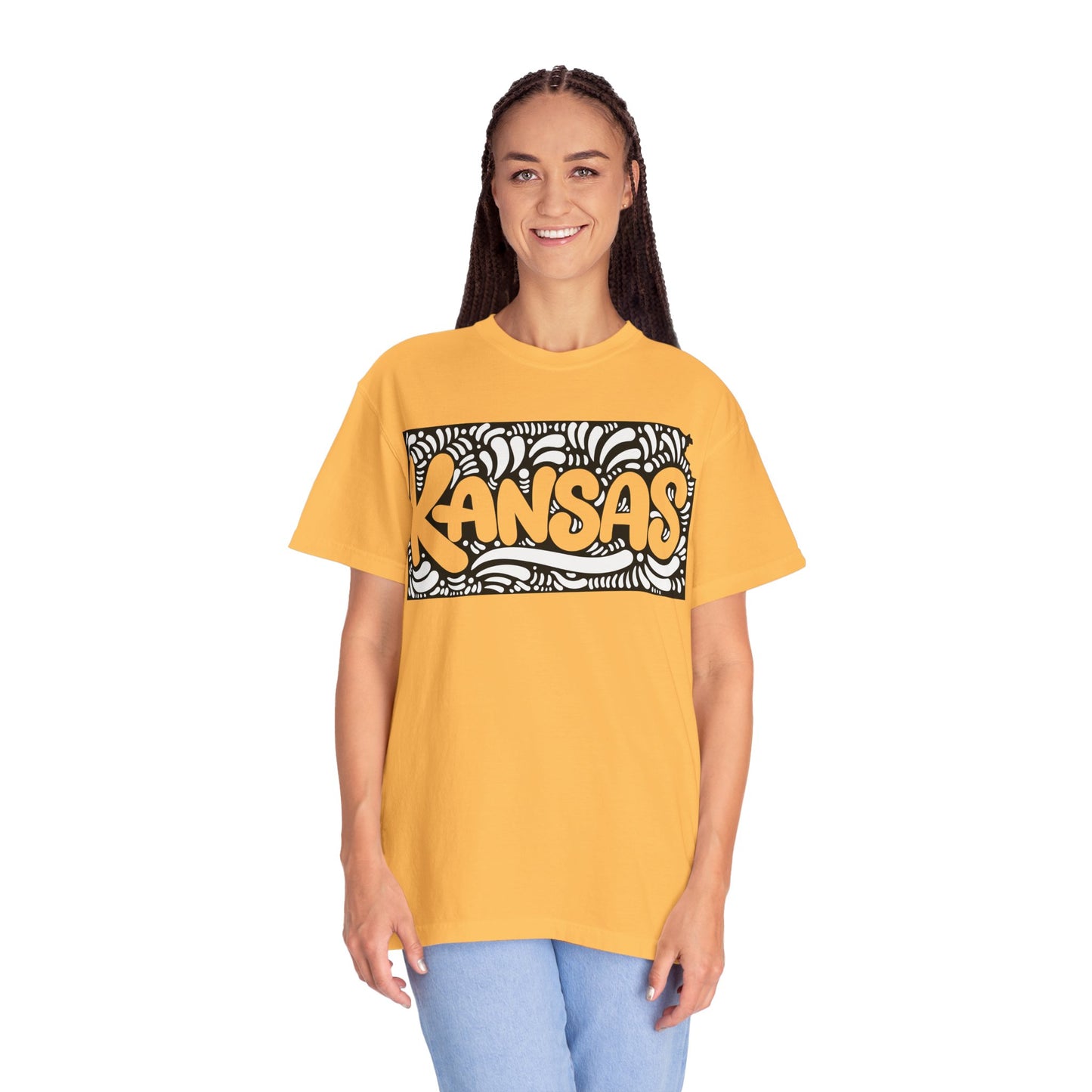 Kansas "Woodcut Series" T-Shirt - 14 Colors in 7 Sizes Available!