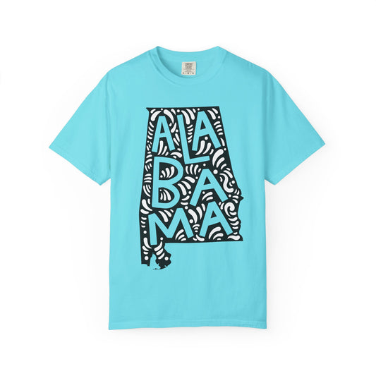 Alabama "Woodcut Series" T-Shirt - 14 Colors in 7 Sizes Available!