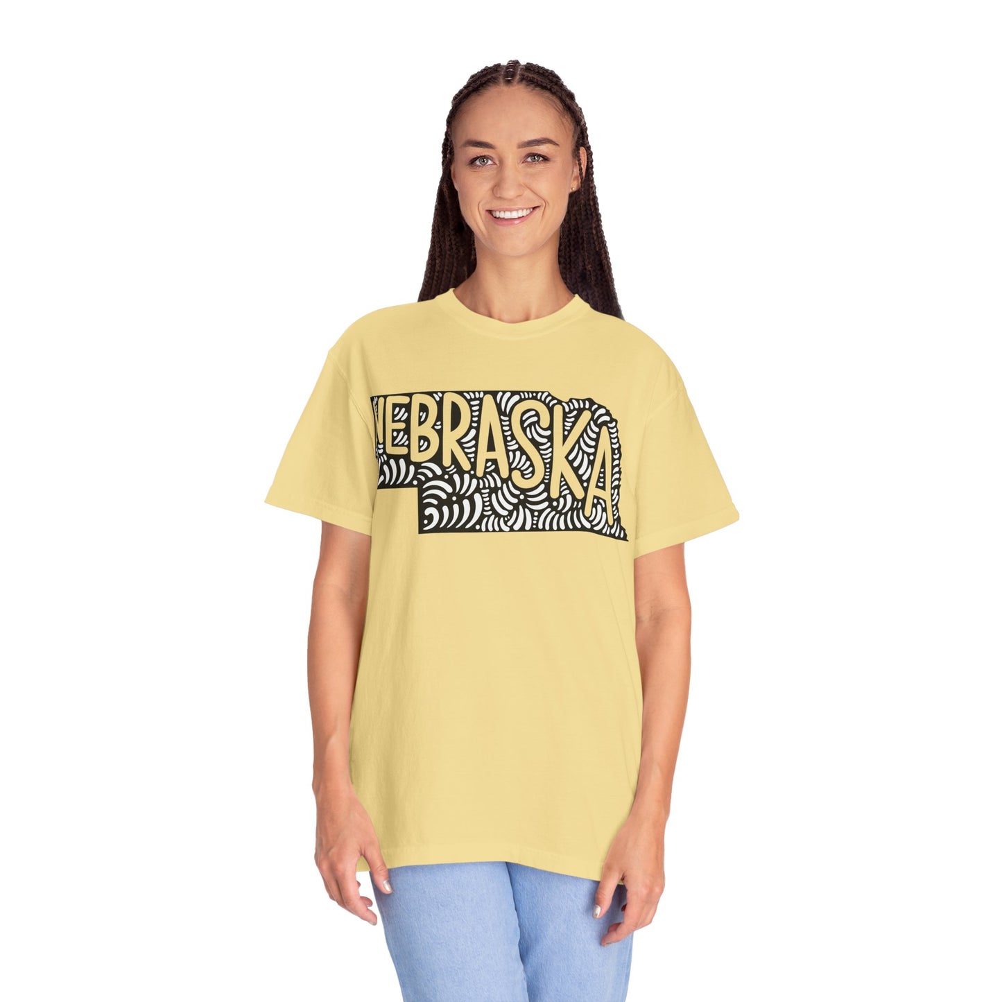Nebraska "Woodcut Series" T-Shirt - 14 Colors in 7 Sizes Available!