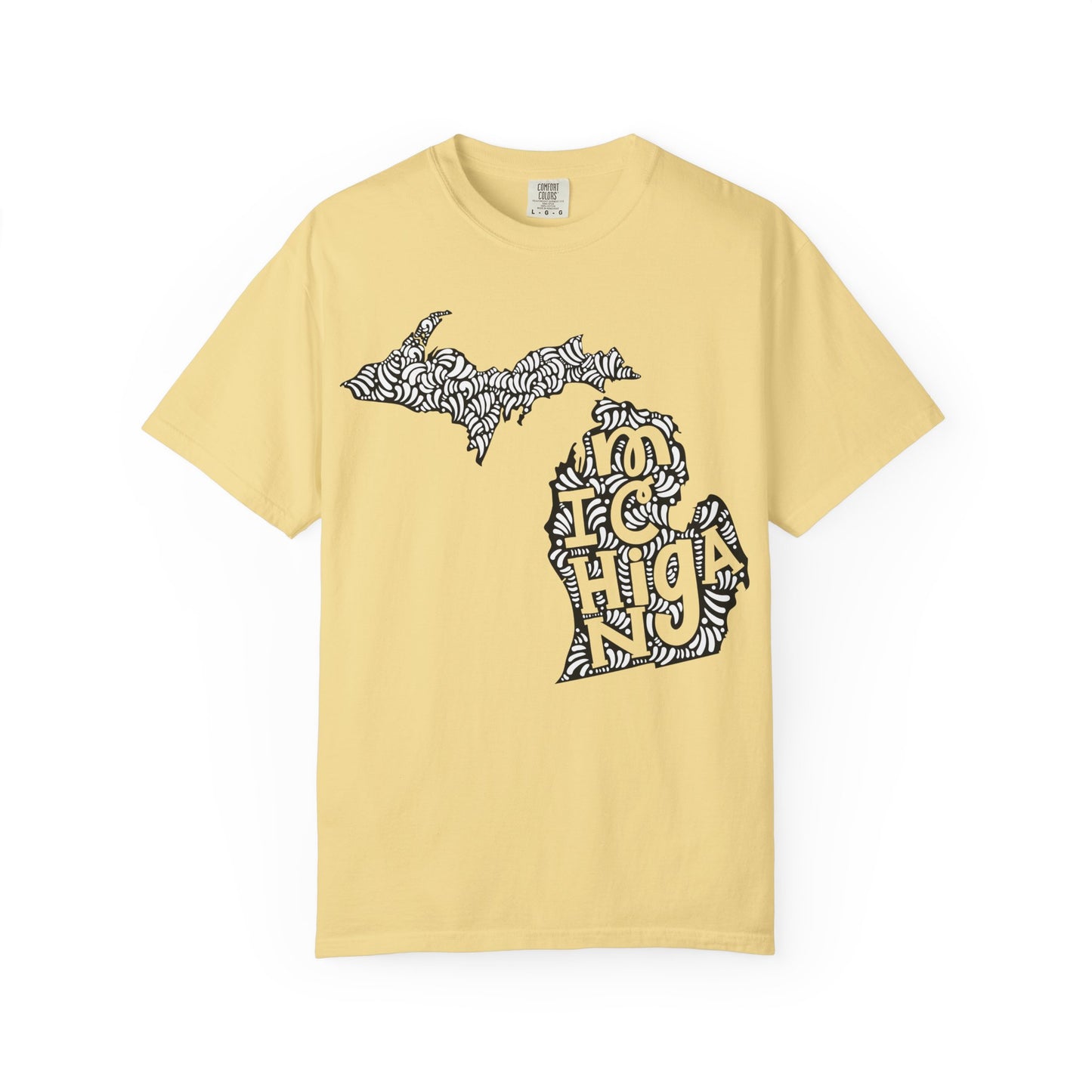 Michigan "Woodcut Series" T-Shirt - 14 Colors in 7 Sizes Available!