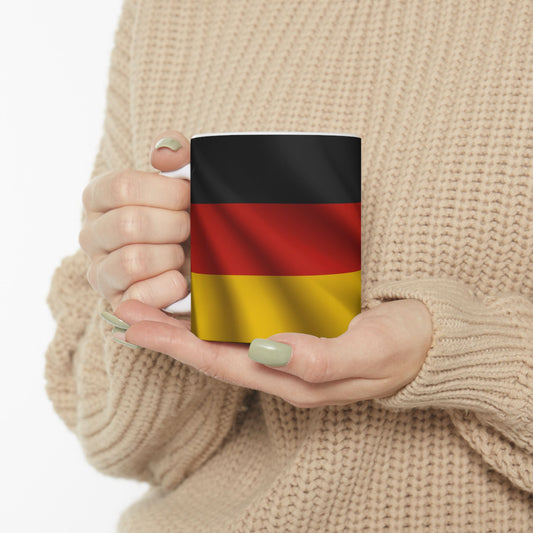 Germany Waving Flag Ceramic Mug - Available in 11oz & 15oz