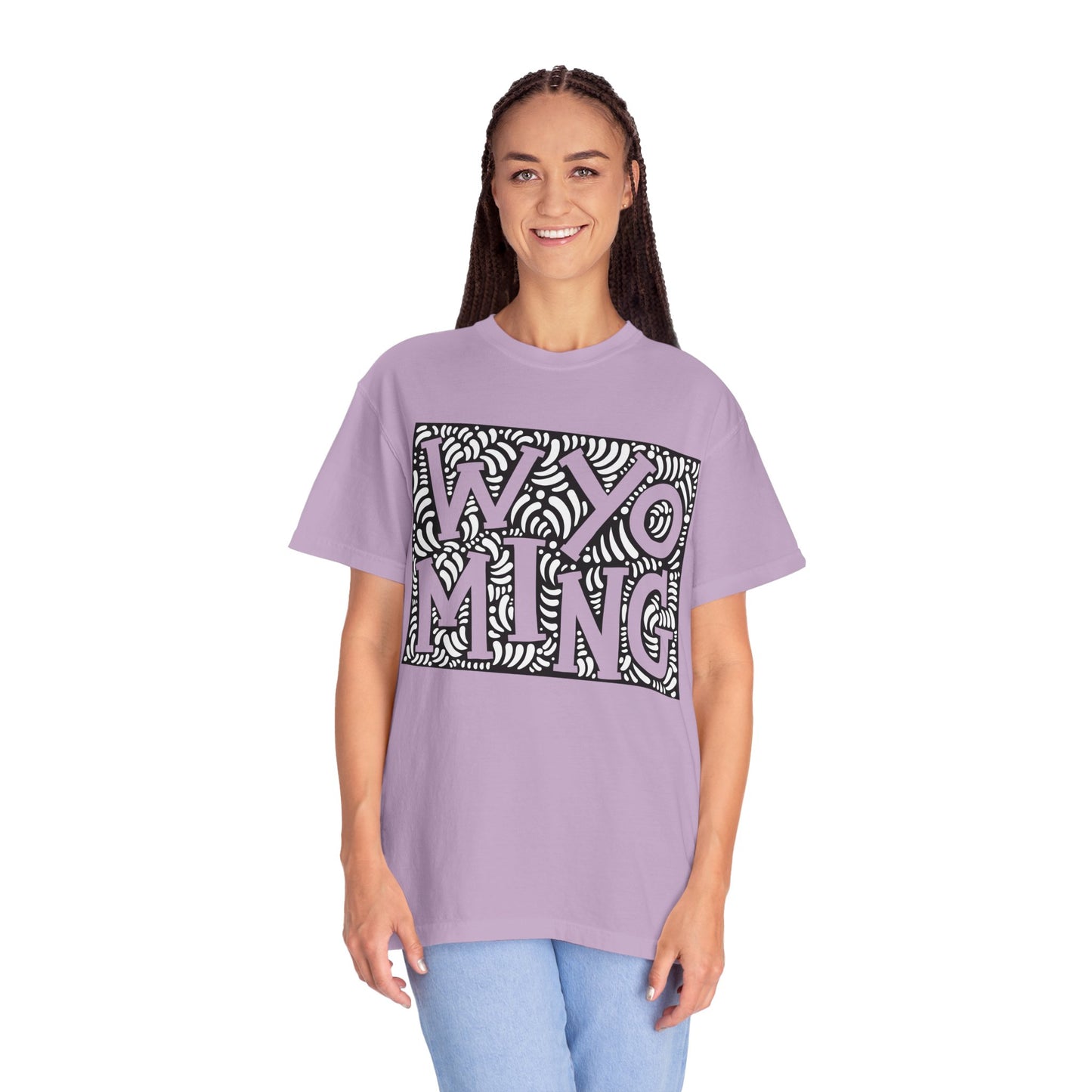 Wyoming "Woodcut Series" T-Shirt - 14 Colors in 7 Sizes Available!