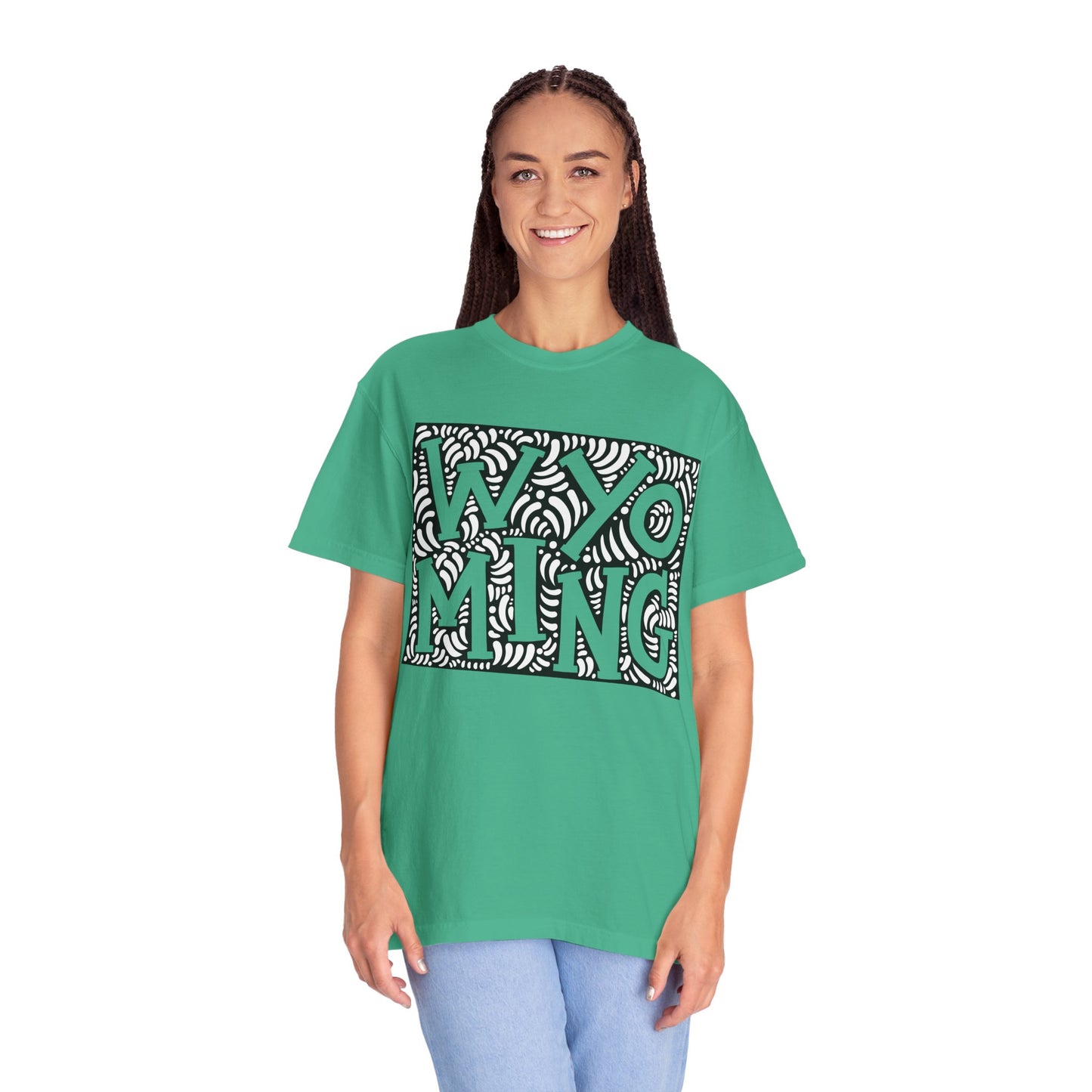 Wyoming "Woodcut Series" T-Shirt - 14 Colors in 7 Sizes Available!