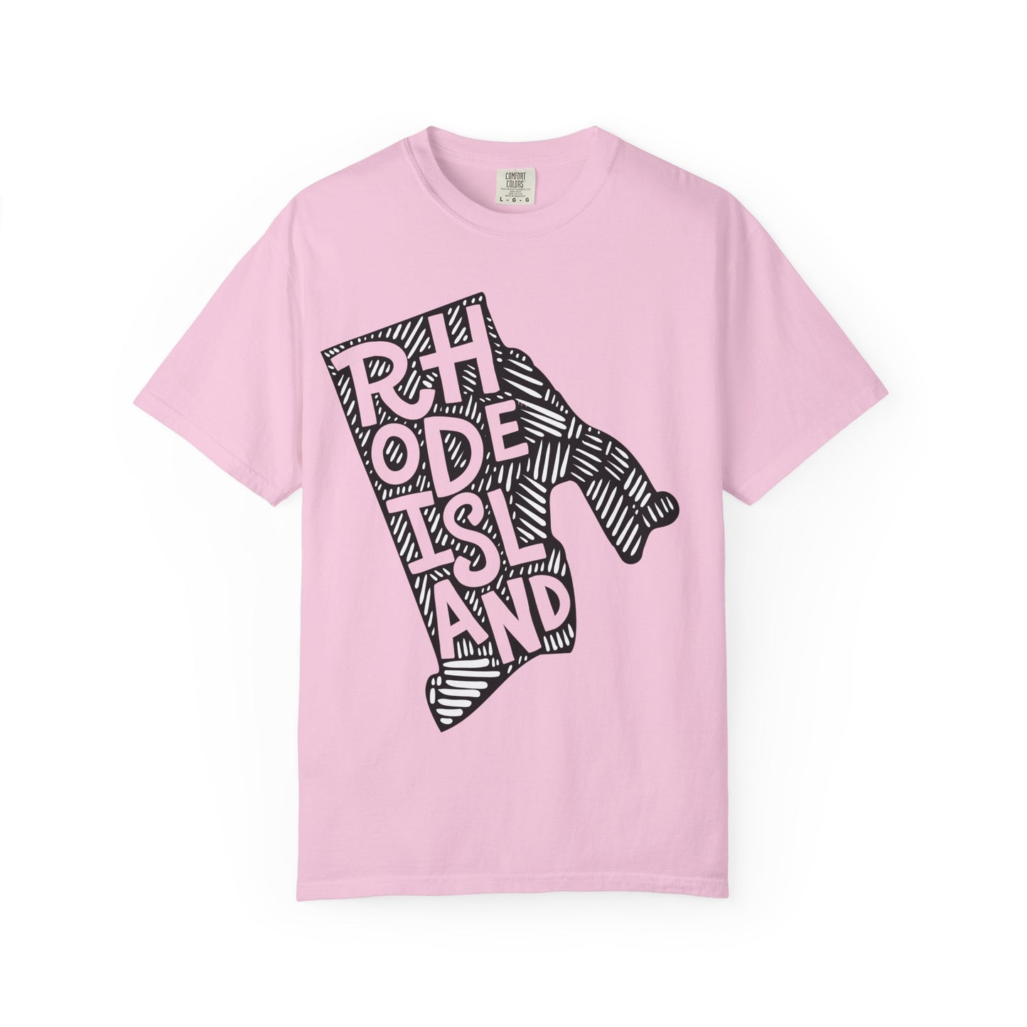 Rhode Island "Woodcut Series" T-Shirt - 14 Colors in 7 Sizes Available!