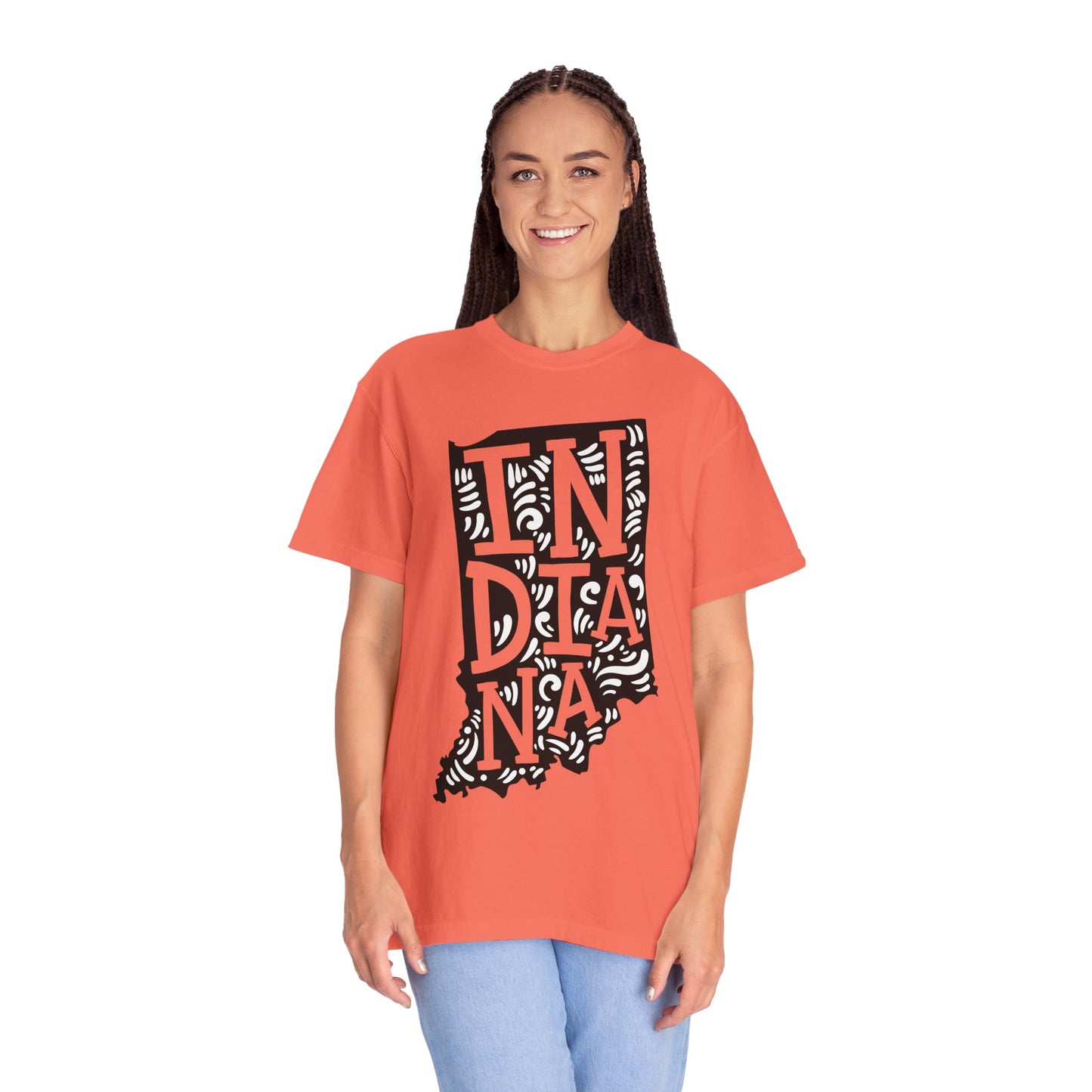 Indiana "Woodcut Series" T-Shirt - 14 Colors in 7 Sizes Available!