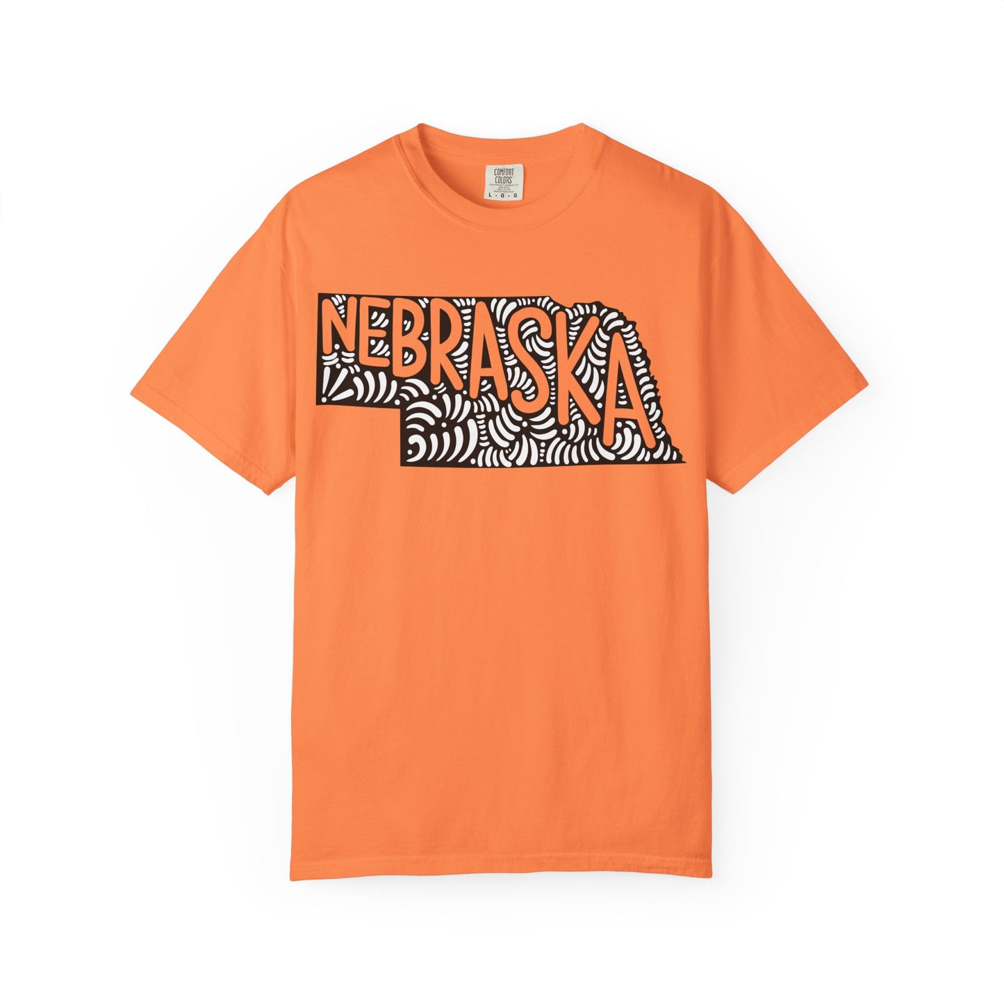 Nebraska "Woodcut Series" T-Shirt - 14 Colors in 7 Sizes Available!