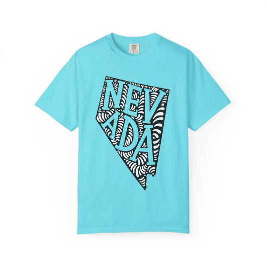 Nevada "Woodcut Series" T-Shirt - 14 Colors in 7 Sizes Available!