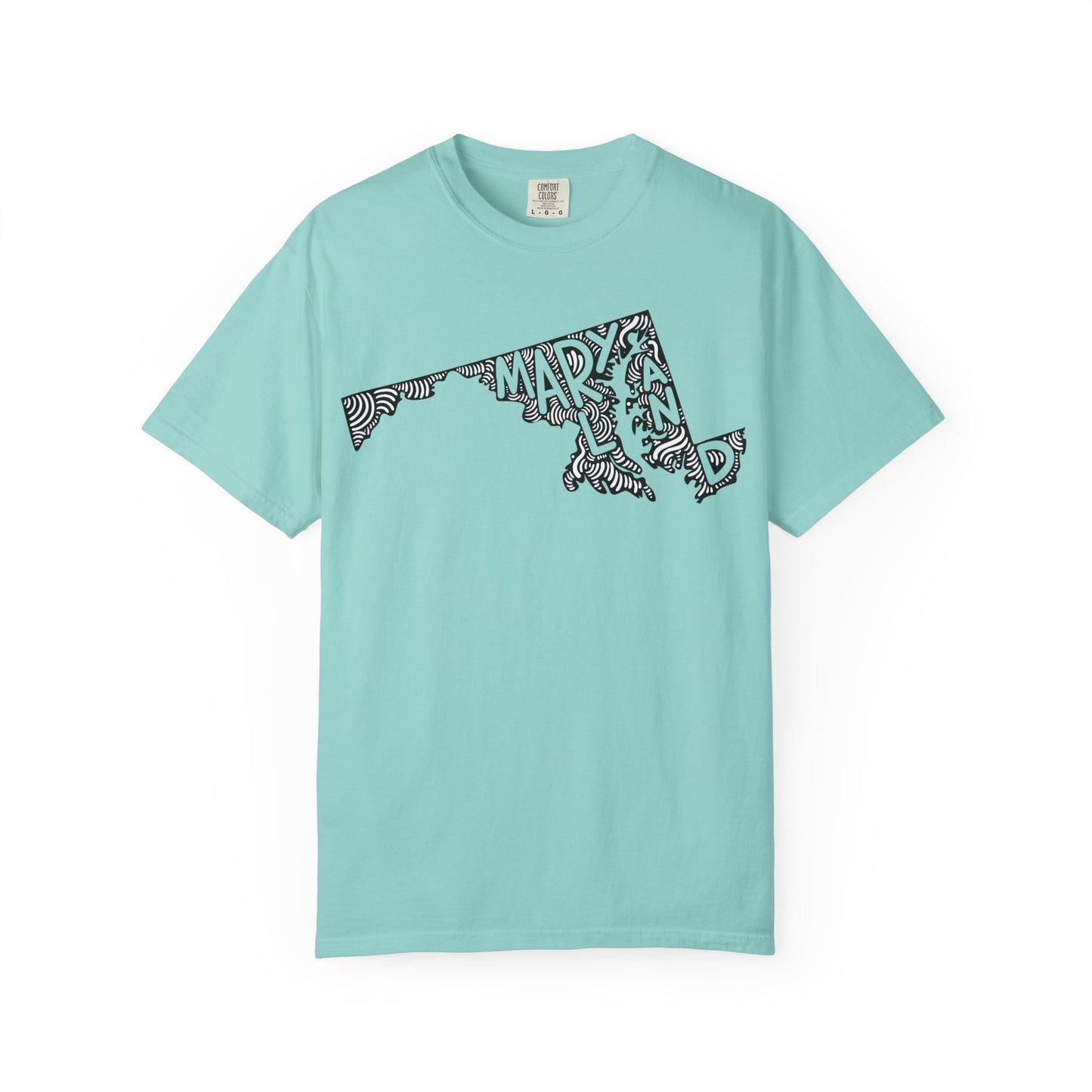 Maryland "Woodcut Series" T-Shirt - 14 Colors in 7 Sizes Available!