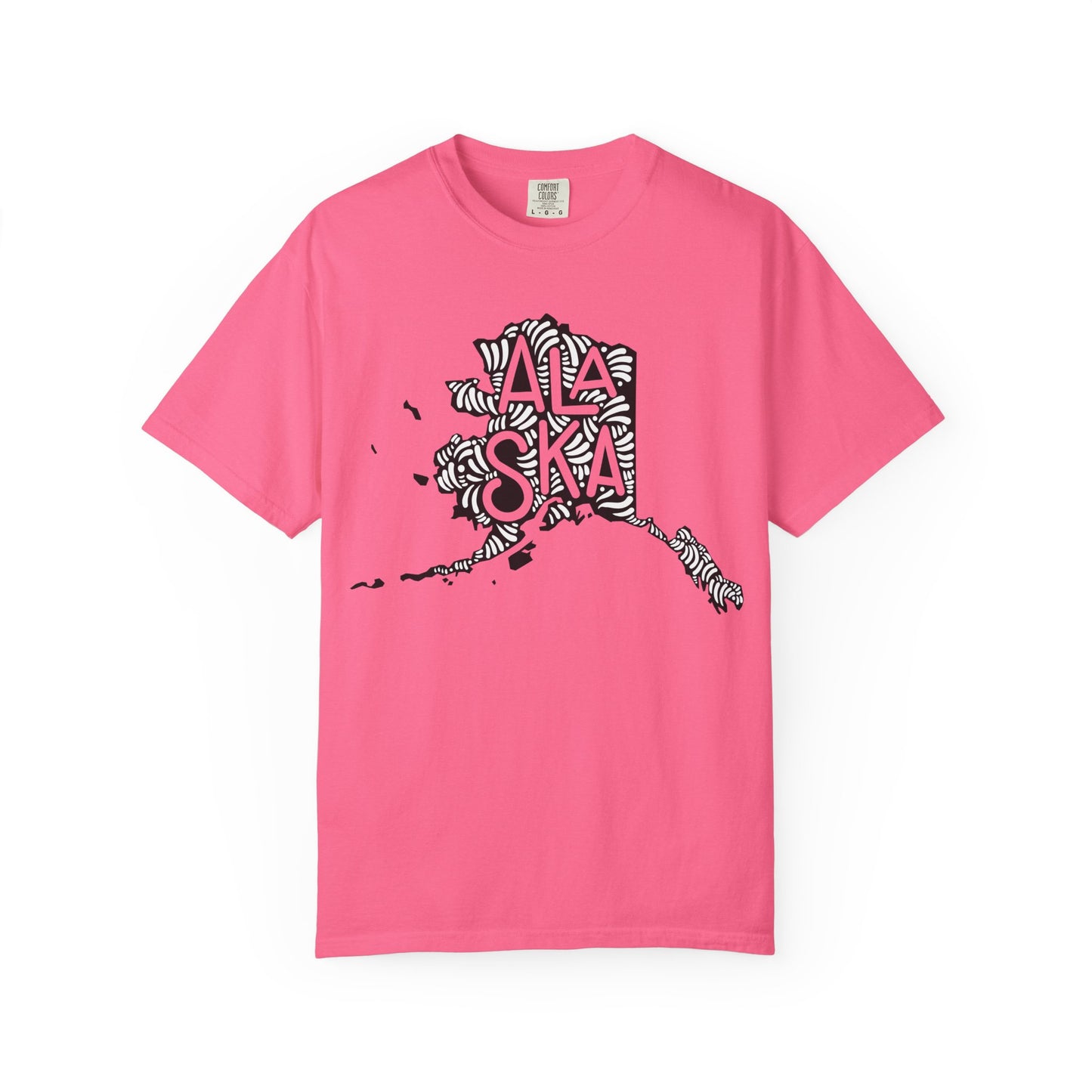 Alaska "Woodcut Series" T-Shirt - 14 Colors in 7 Sizes Available!