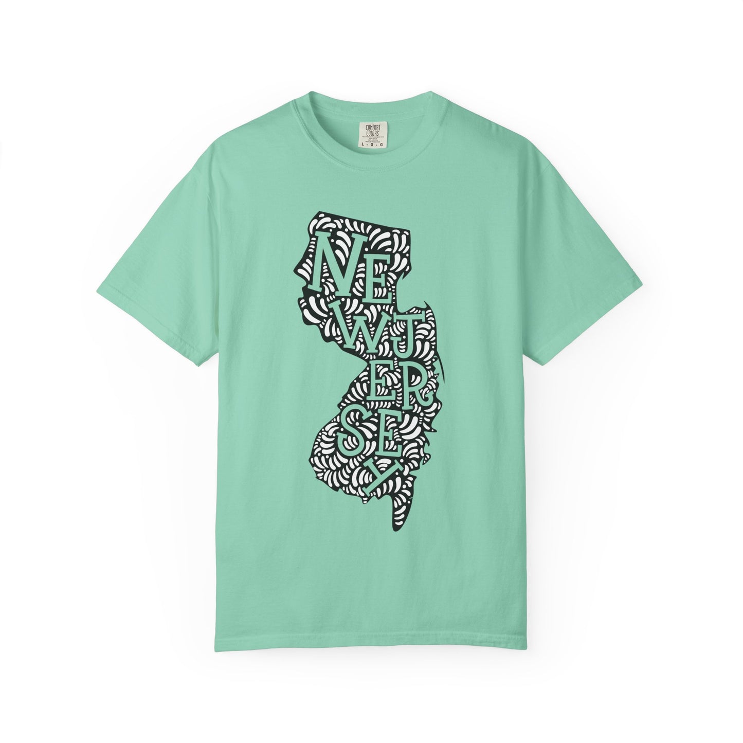 New Jersey "Woodcut Series" T-Shirt - 14 Colors in 7 Sizes Available!