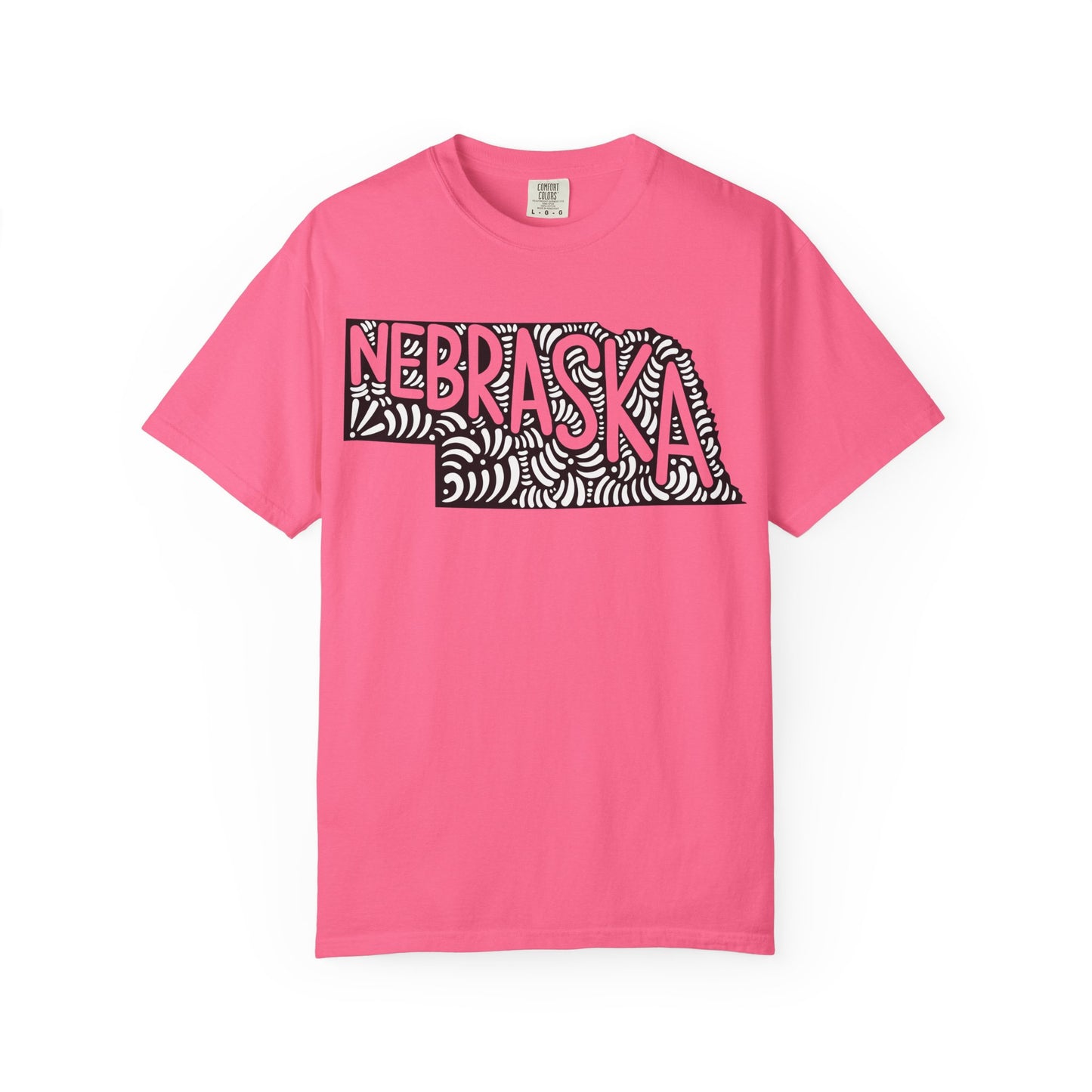 Nebraska "Woodcut Series" T-Shirt - 14 Colors in 7 Sizes Available!