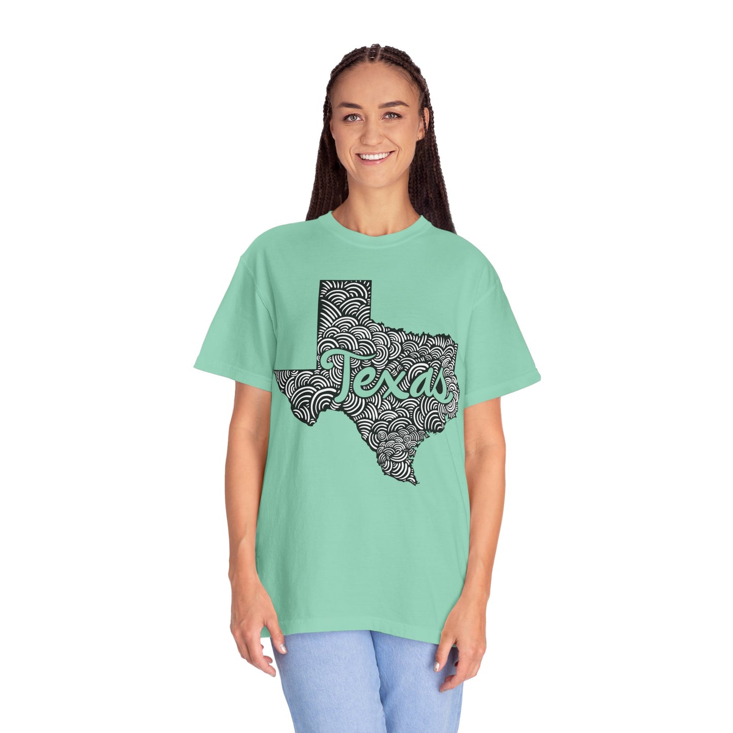 Texas "Woodcut Series" T-Shirt - 14 Colors in 7 Sizes Available!