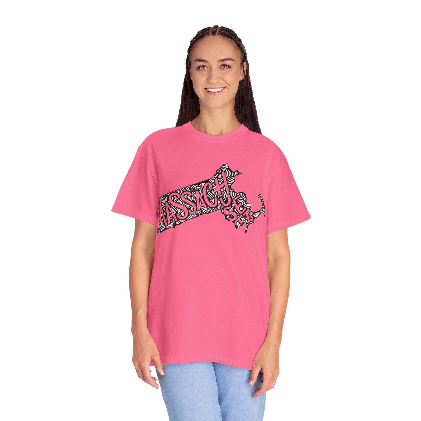 Massachusetts "Woodcut Series" T-Shirt - 14 Colors in 7 Sizes Available!