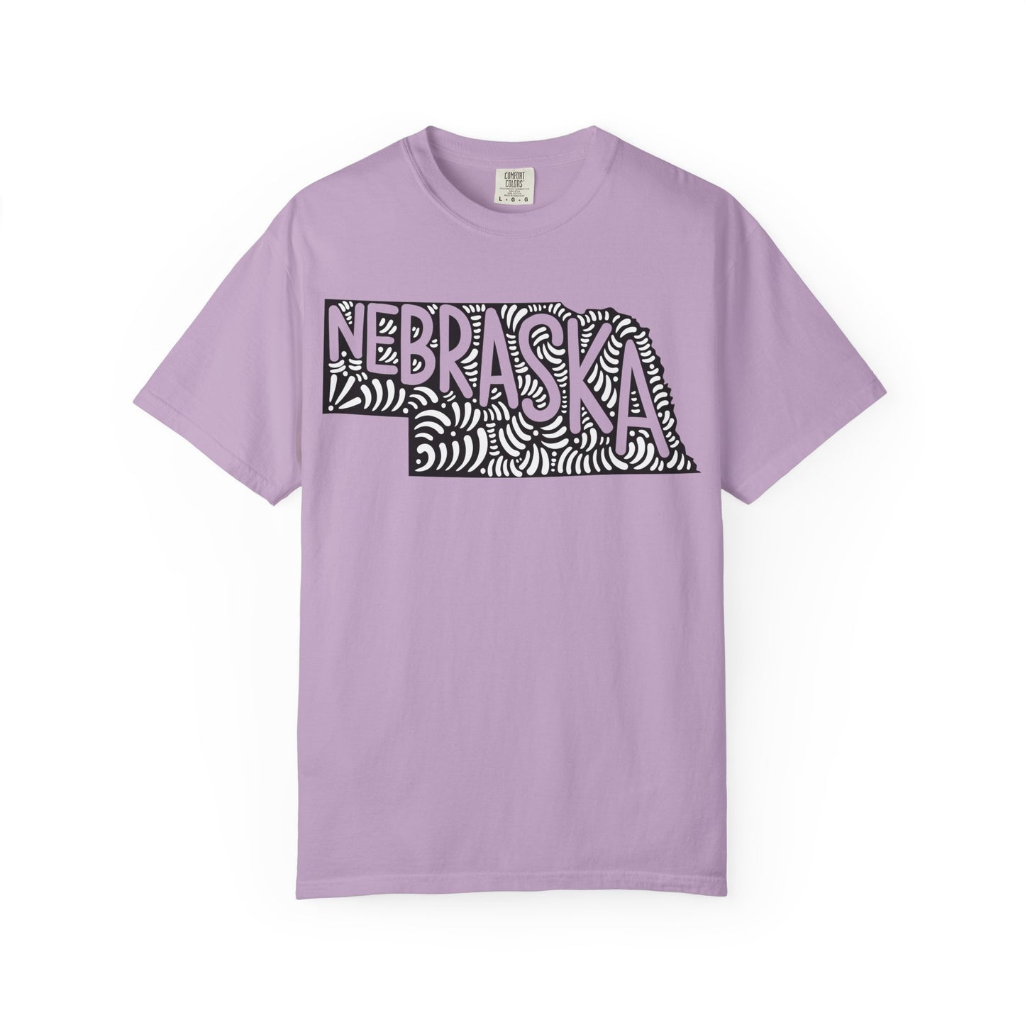 Nebraska "Woodcut Series" T-Shirt - 14 Colors in 7 Sizes Available!