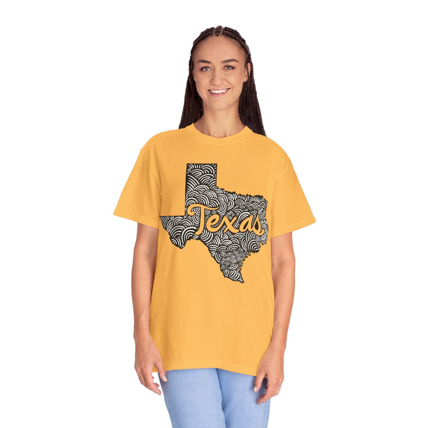 Texas "Woodcut Series" T-Shirt - 14 Colors in 7 Sizes Available!
