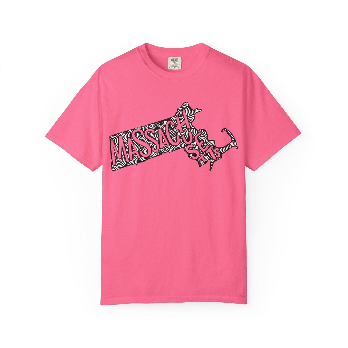 Massachusetts "Woodcut Series" T-Shirt - 14 Colors in 7 Sizes Available!