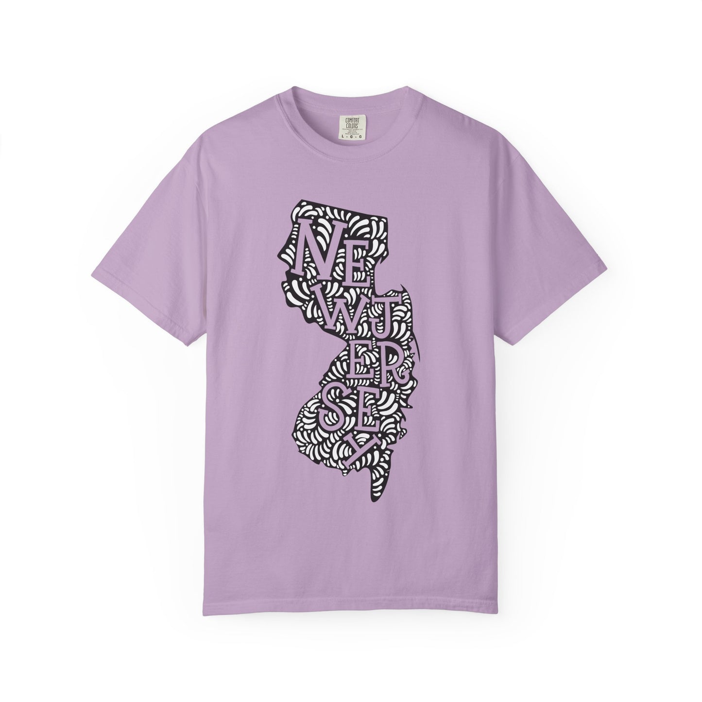 New Jersey "Woodcut Series" T-Shirt - 14 Colors in 7 Sizes Available!