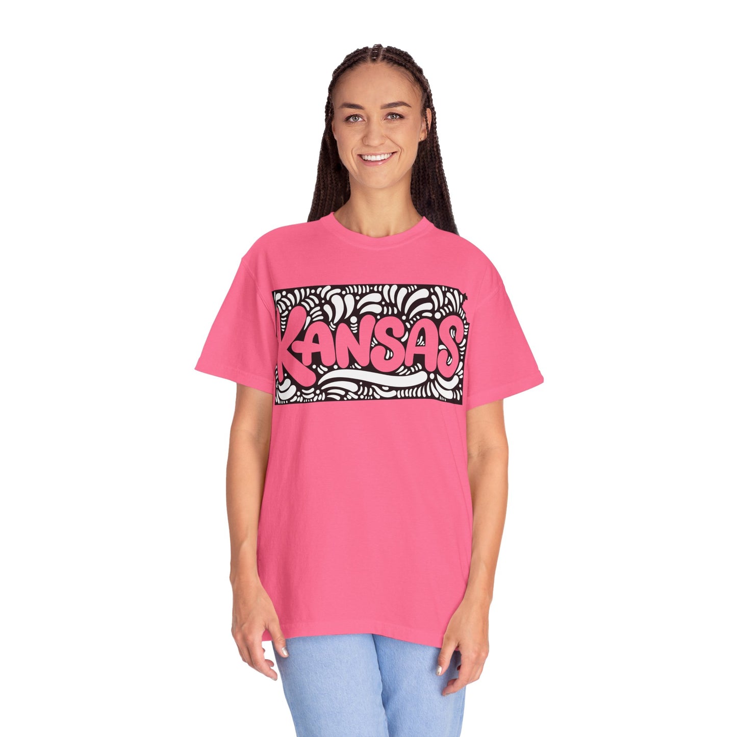 Kansas "Woodcut Series" T-Shirt - 14 Colors in 7 Sizes Available!
