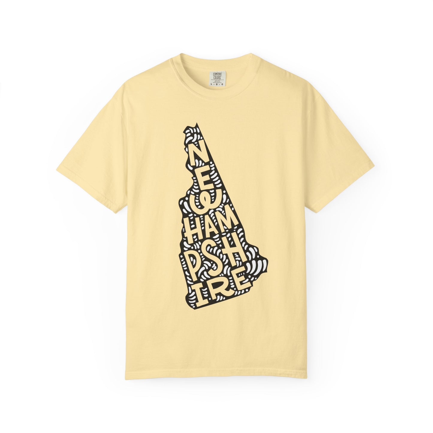 New Hampshire "Woodcut Series" T-Shirt - 14 Colors in 7 Sizes Available!