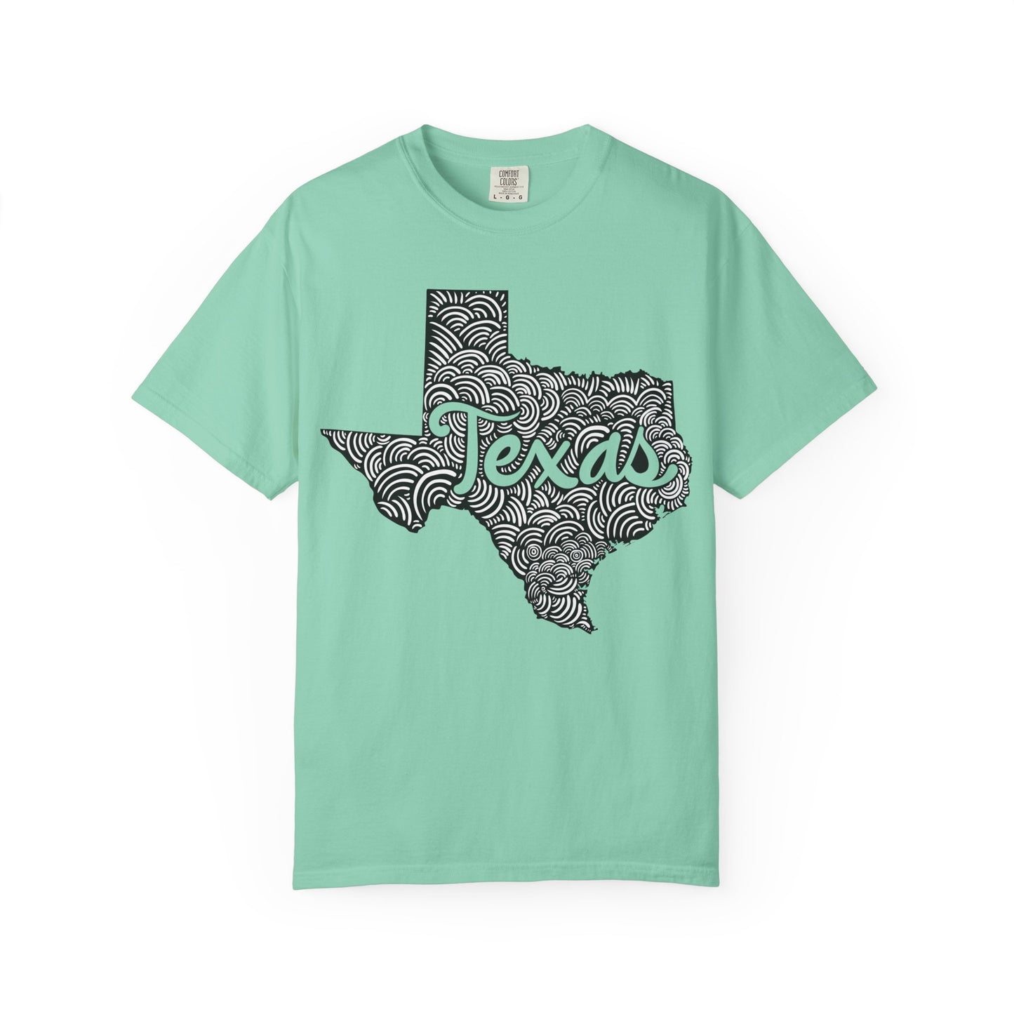 Texas "Woodcut Series" T-Shirt - 14 Colors in 7 Sizes Available!