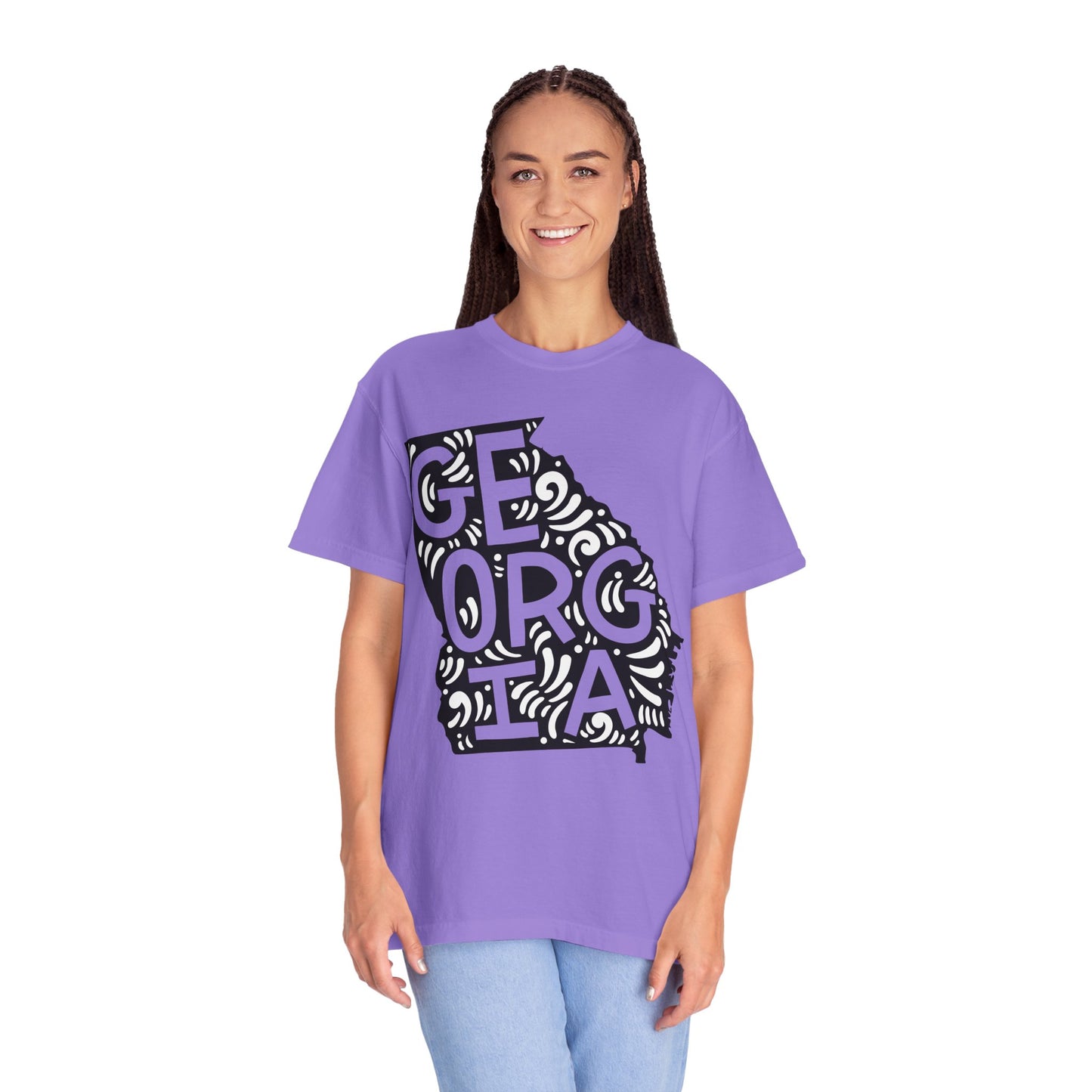 Georgia "Woodcut Series" T-Shirt - 14 Colors in 7 Sizes Available!