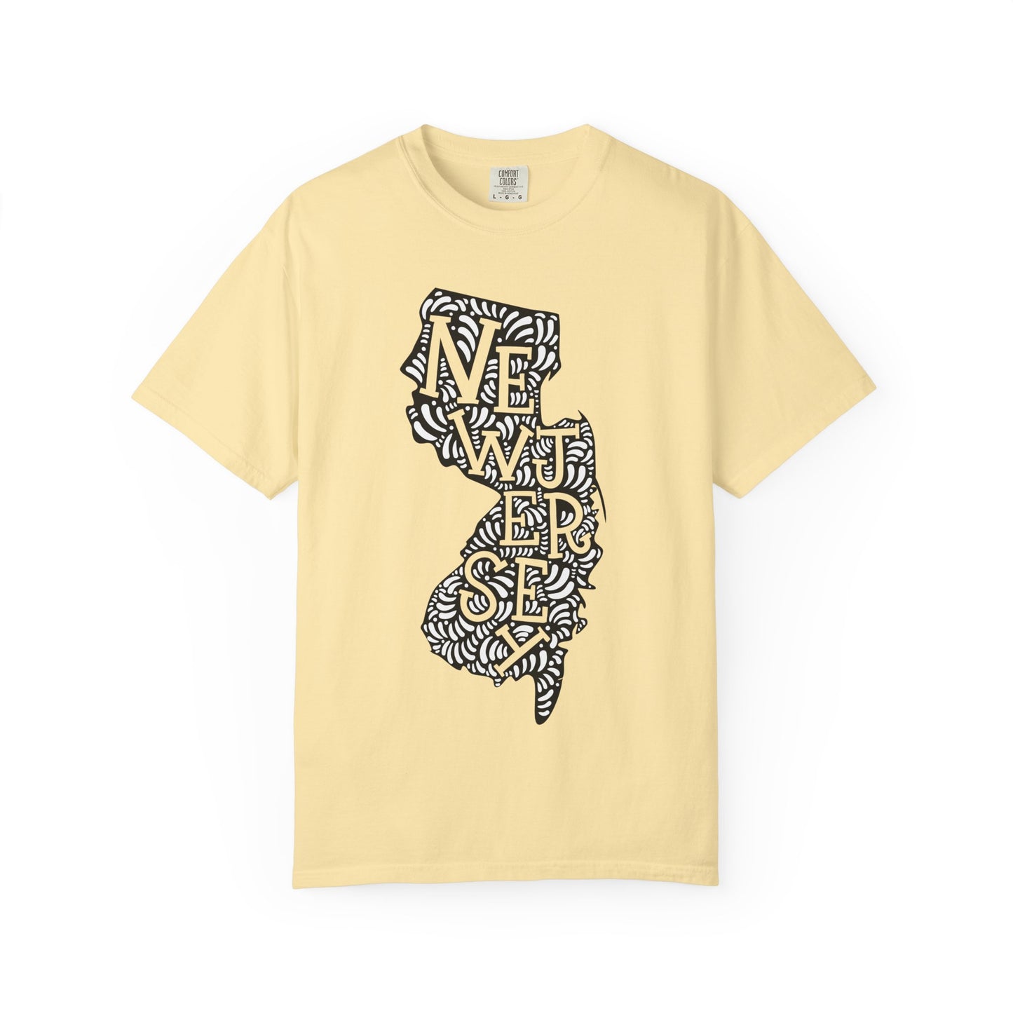 New Jersey "Woodcut Series" T-Shirt - 14 Colors in 7 Sizes Available!