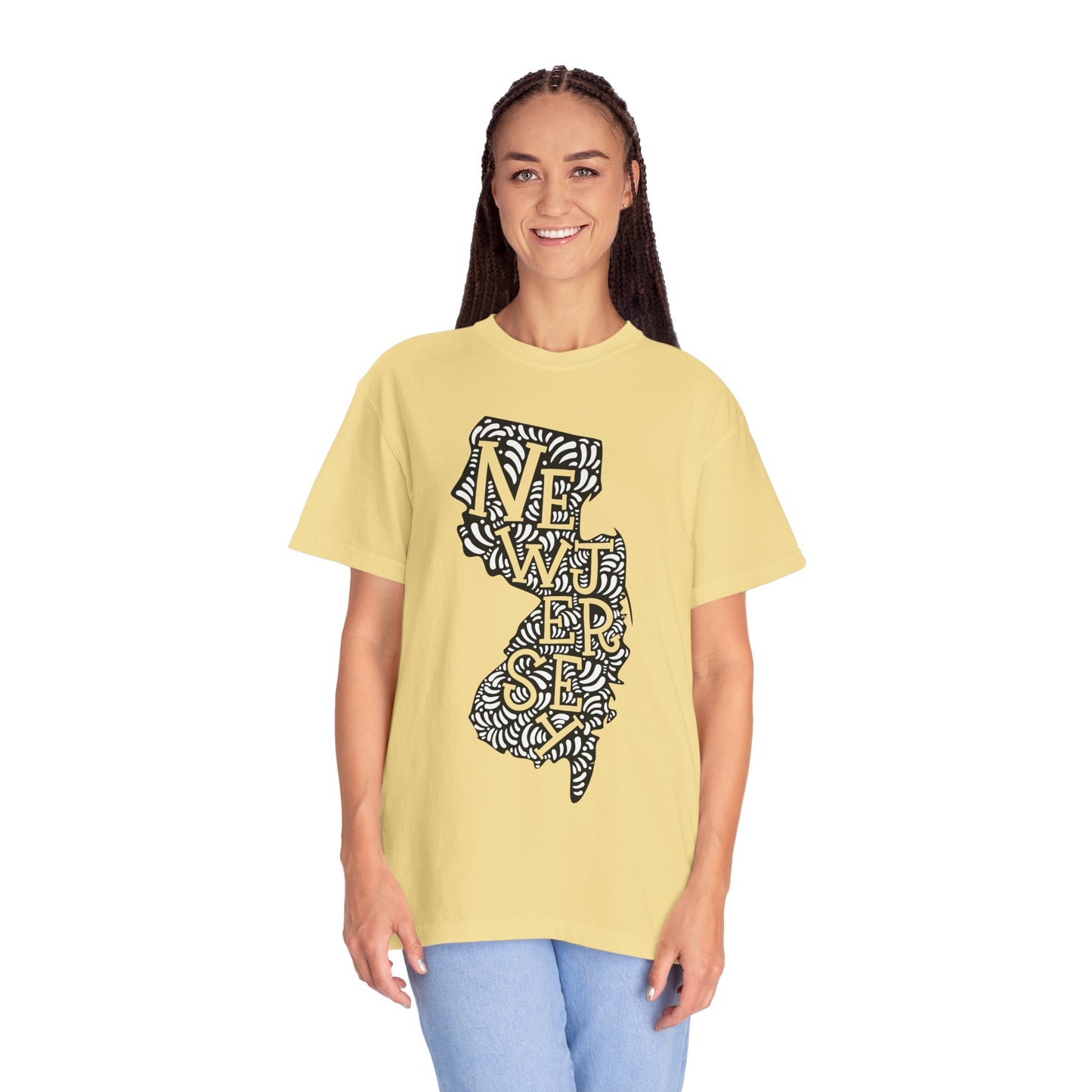 New Jersey "Woodcut Series" T-Shirt - 14 Colors in 7 Sizes Available!