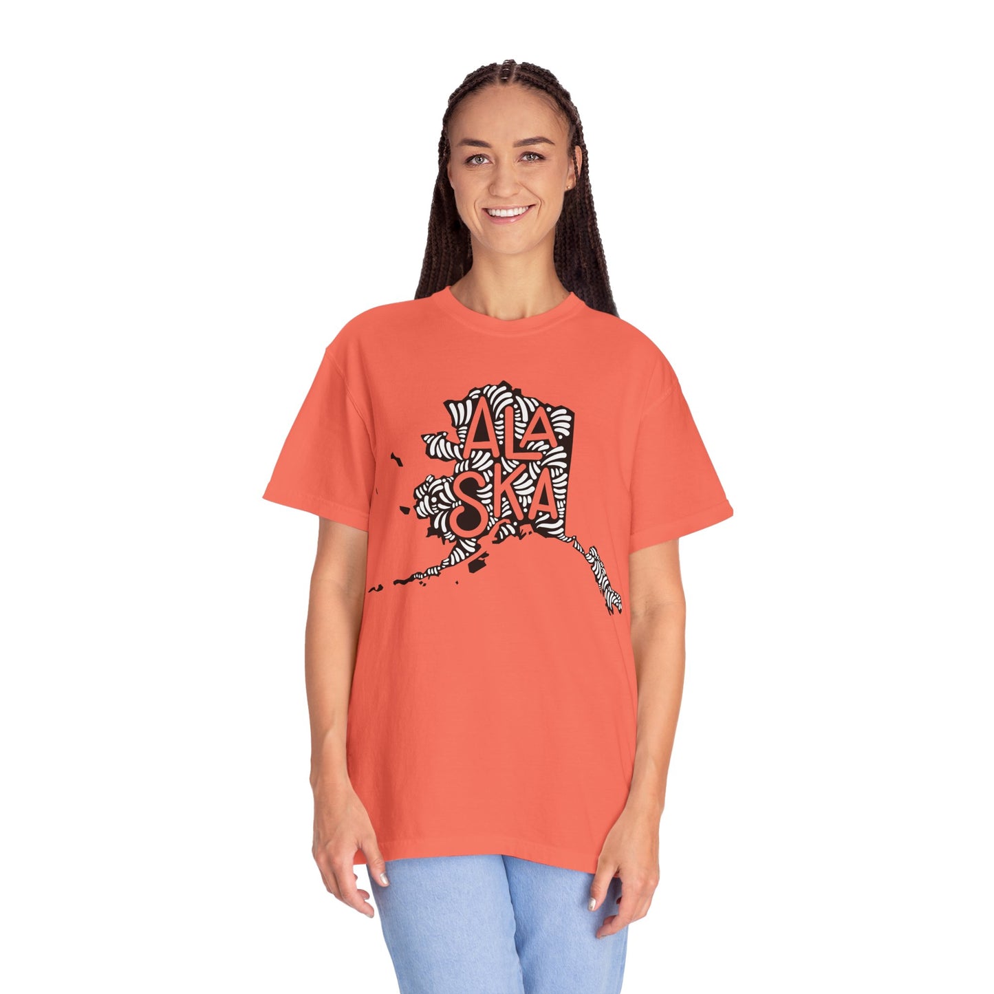 Alaska "Woodcut Series" T-Shirt - 14 Colors in 7 Sizes Available!