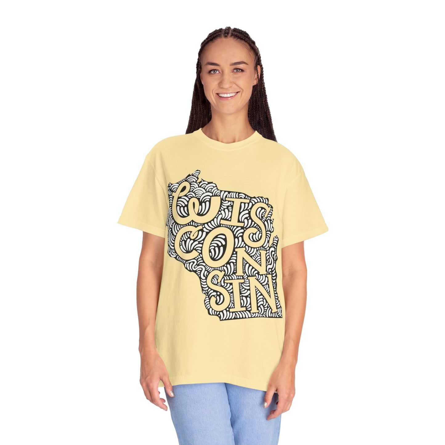 Wisconsin "Woodcut Series" T-Shirt - 14 Colors in 7 Sizes Available!