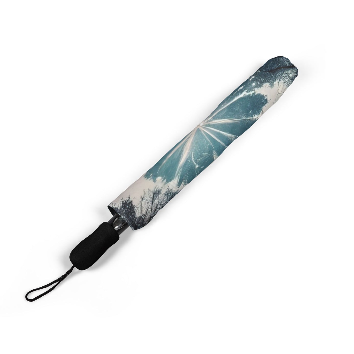 Kaleidoscope Tree Canopy (blue tint) 48" Semi-Automatic Foldable Umbrella