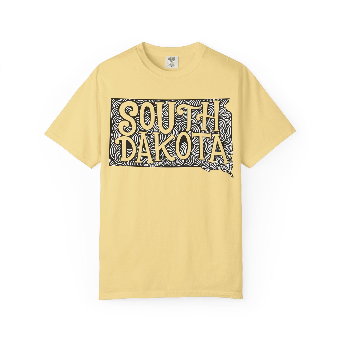 South Dakota "Woodcut Series" T-Shirt - 14 Colors in 7 Sizes Available!