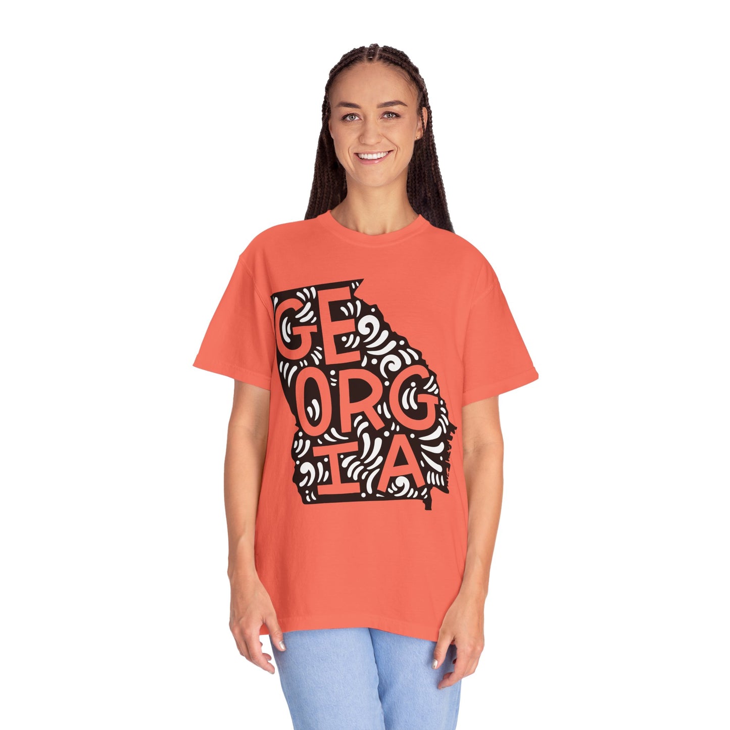 Georgia "Woodcut Series" T-Shirt - 14 Colors in 7 Sizes Available!