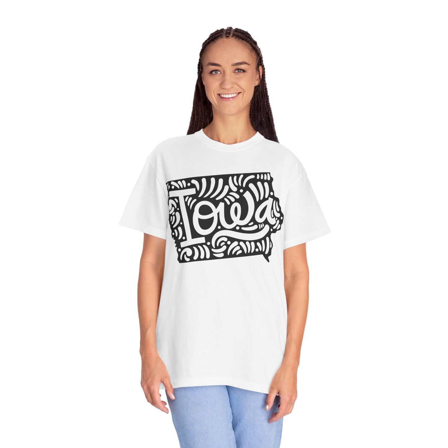 Iowa "Woodcut Series" T-Shirt - 14 Colors in 7 Sizes Available!