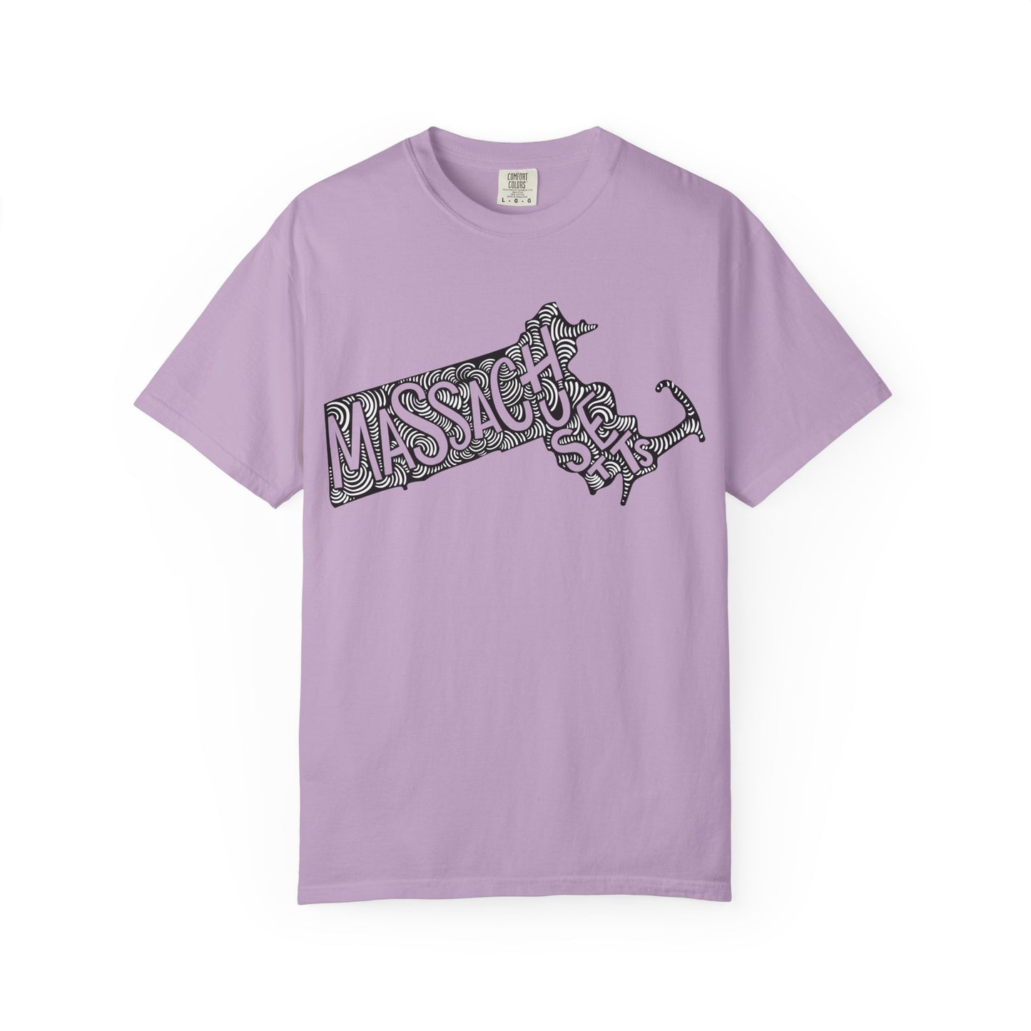 Massachusetts "Woodcut Series" T-Shirt - 14 Colors in 7 Sizes Available!