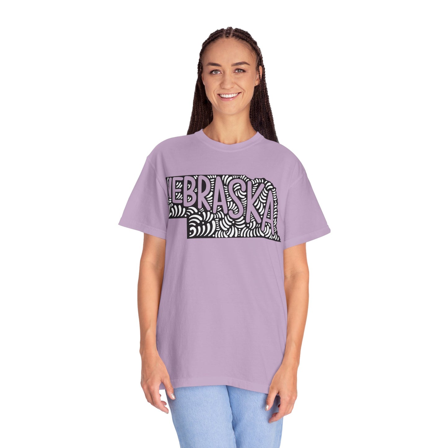 Nebraska "Woodcut Series" T-Shirt - 14 Colors in 7 Sizes Available!