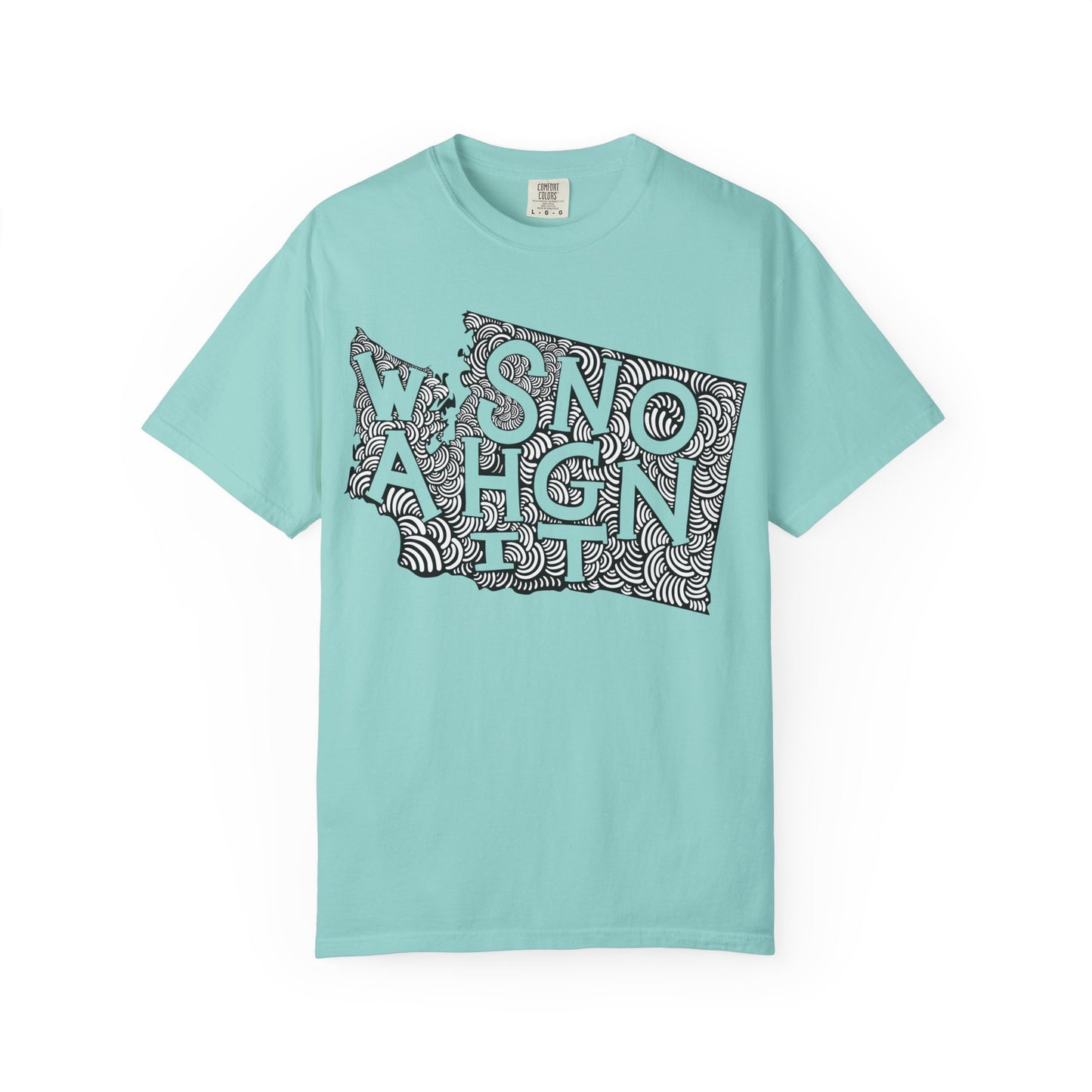 Washington "Woodcut Series" T-Shirt - 14 Colors in 7 Sizes Available!