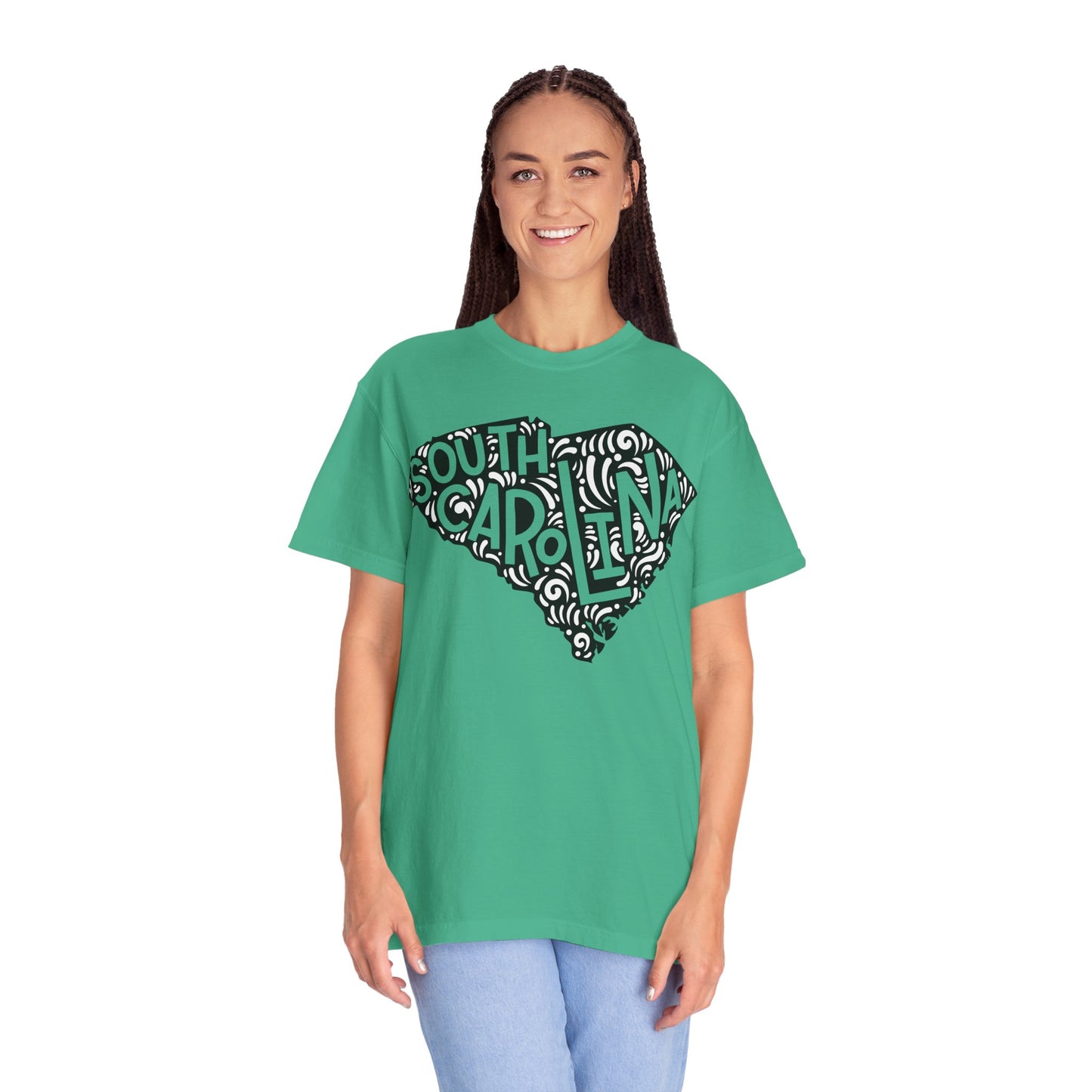 South Carolina "Woodcut Series" T-Shirt - 14 Colors in 7 Sizes Available!