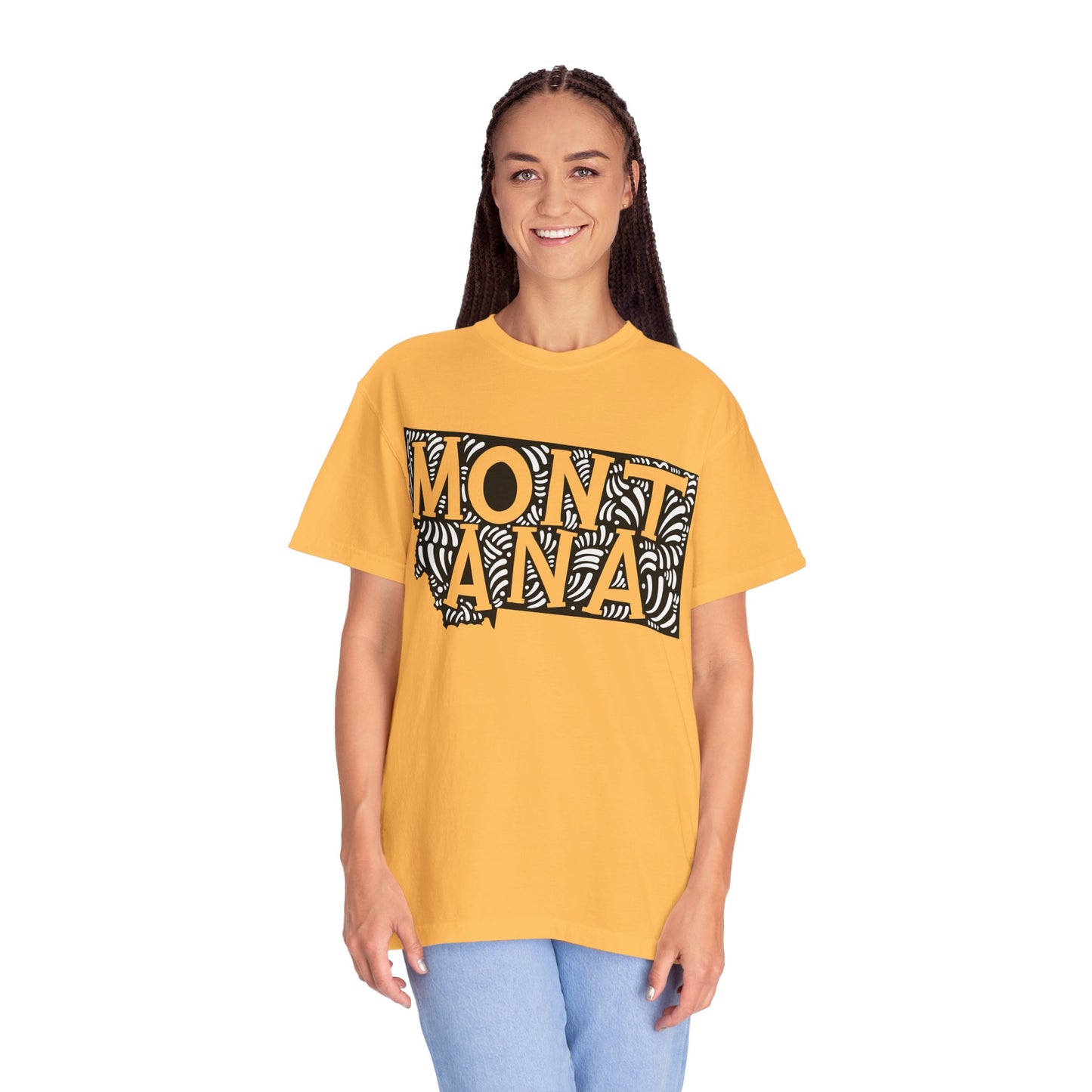 Montana "Woodcut Series" T-Shirt - 14 Colors in 7 Sizes Available!