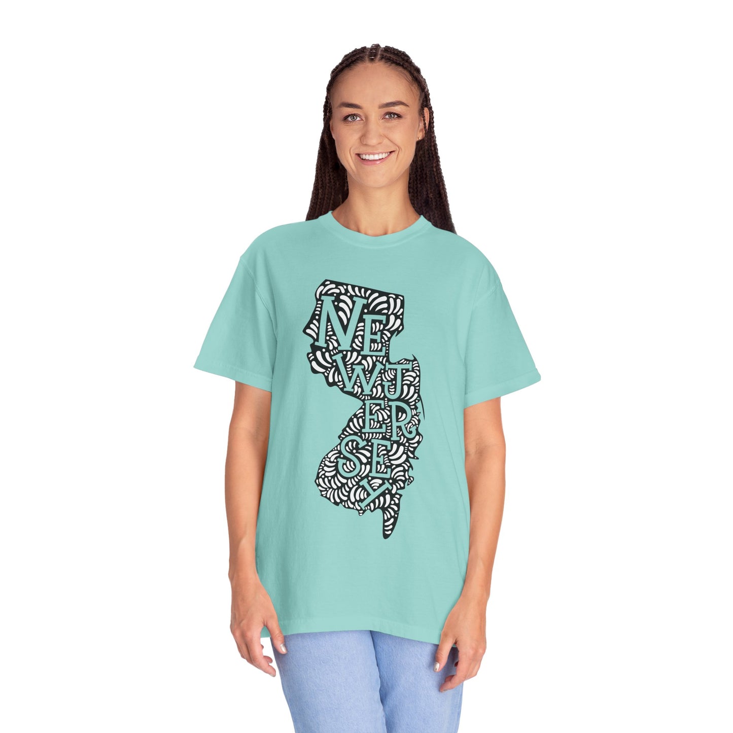 New Jersey "Woodcut Series" T-Shirt - 14 Colors in 7 Sizes Available!