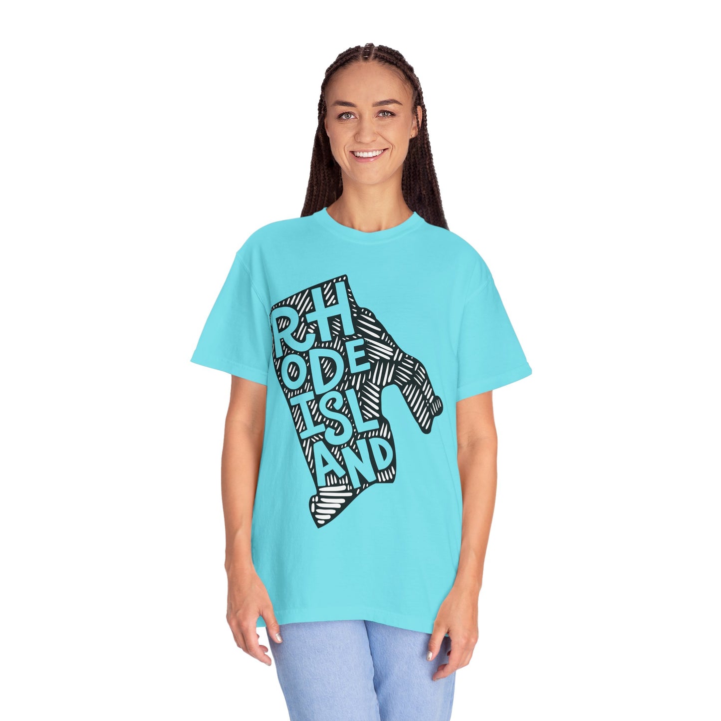 Rhode Island "Woodcut Series" T-Shirt - 14 Colors in 7 Sizes Available!