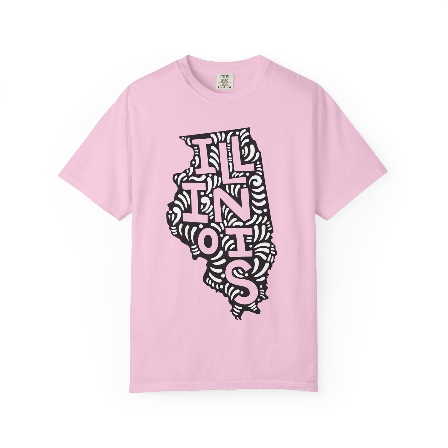 Illinois "Woodcut Series" T-Shirt - 14 Colors in 7 Sizes Available!