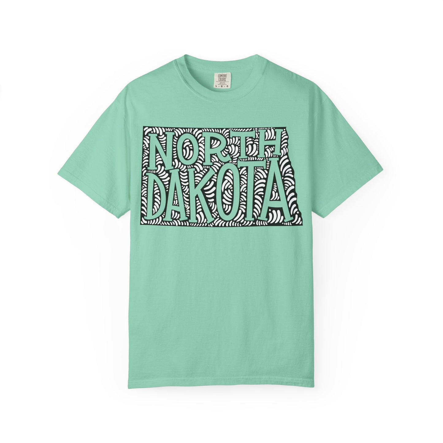 North Dakota "Woodcut Series" T-Shirt - 14 Colors in 7 Sizes Available!