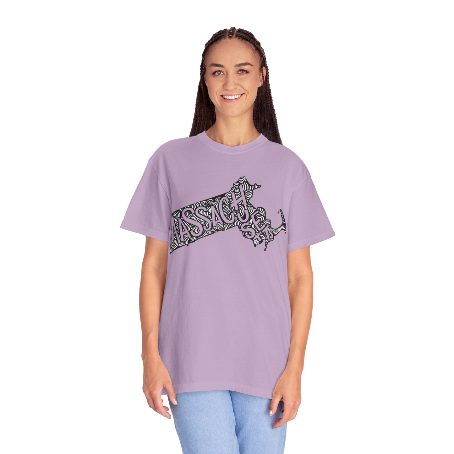 Massachusetts "Woodcut Series" T-Shirt - 14 Colors in 7 Sizes Available!