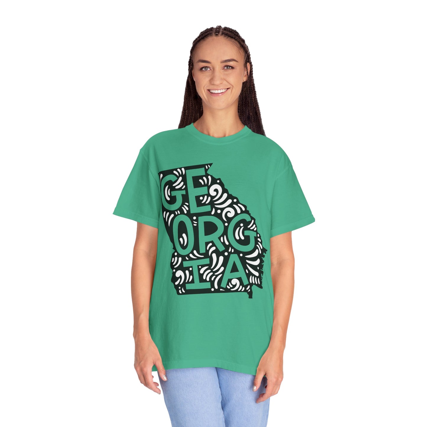 Georgia "Woodcut Series" T-Shirt - 14 Colors in 7 Sizes Available!