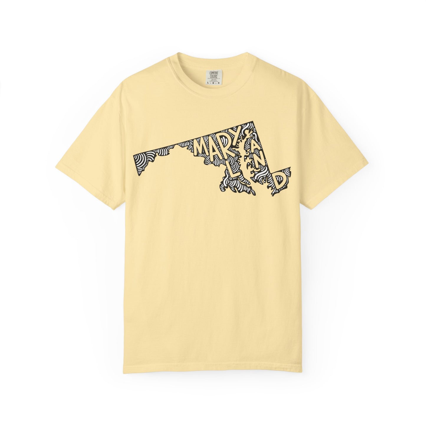 Maryland "Woodcut Series" T-Shirt - 14 Colors in 7 Sizes Available!