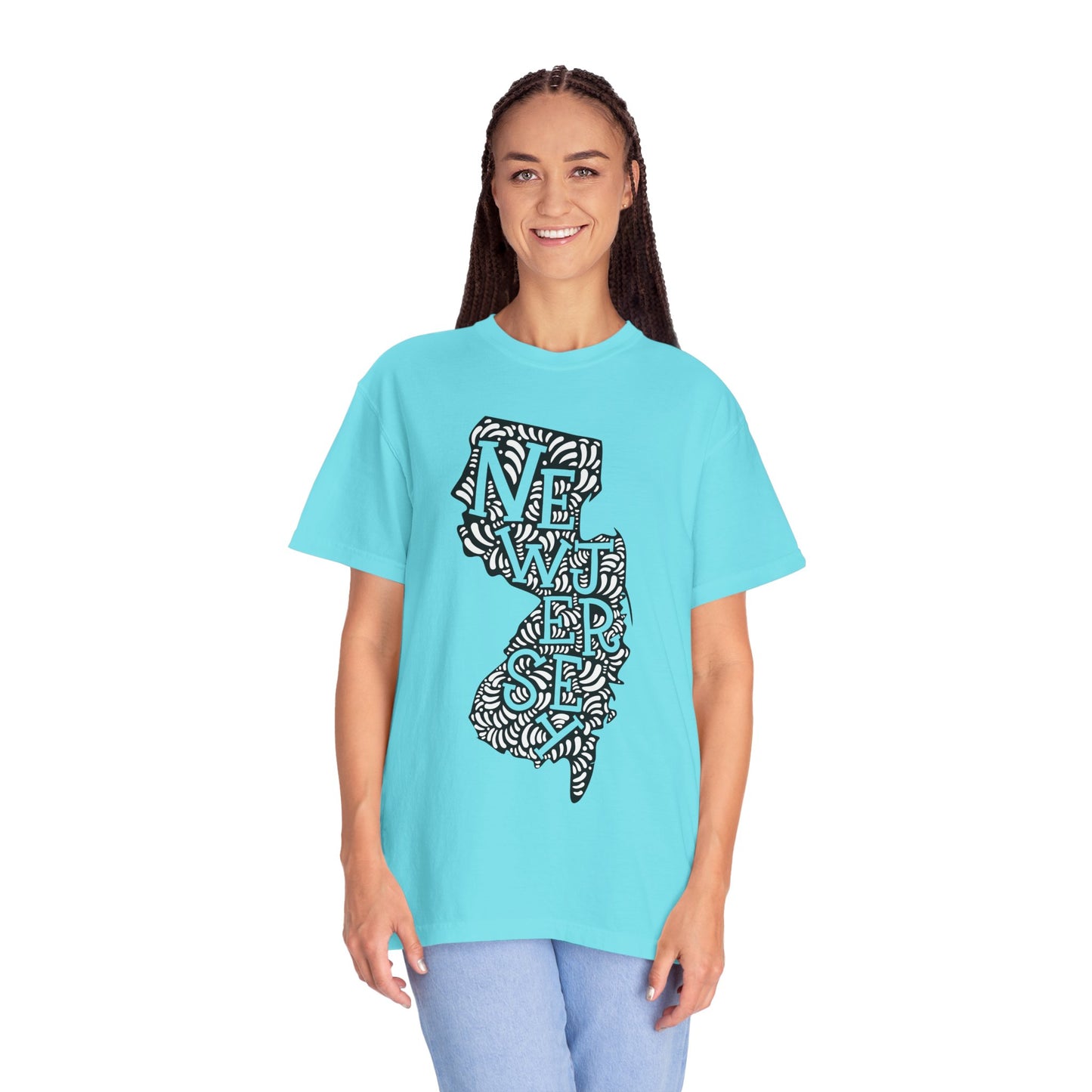 New Jersey "Woodcut Series" T-Shirt - 14 Colors in 7 Sizes Available!