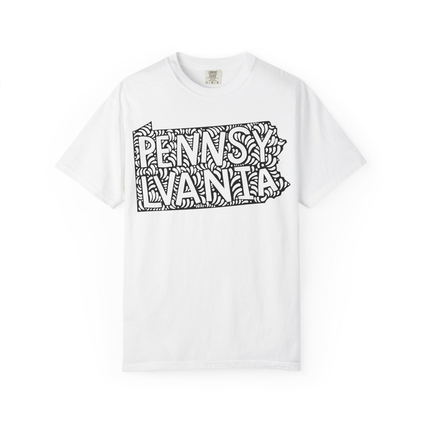 Pennsylvania "Woodcut Series" T-Shirt - 14 Colors in 7 Sizes Available!